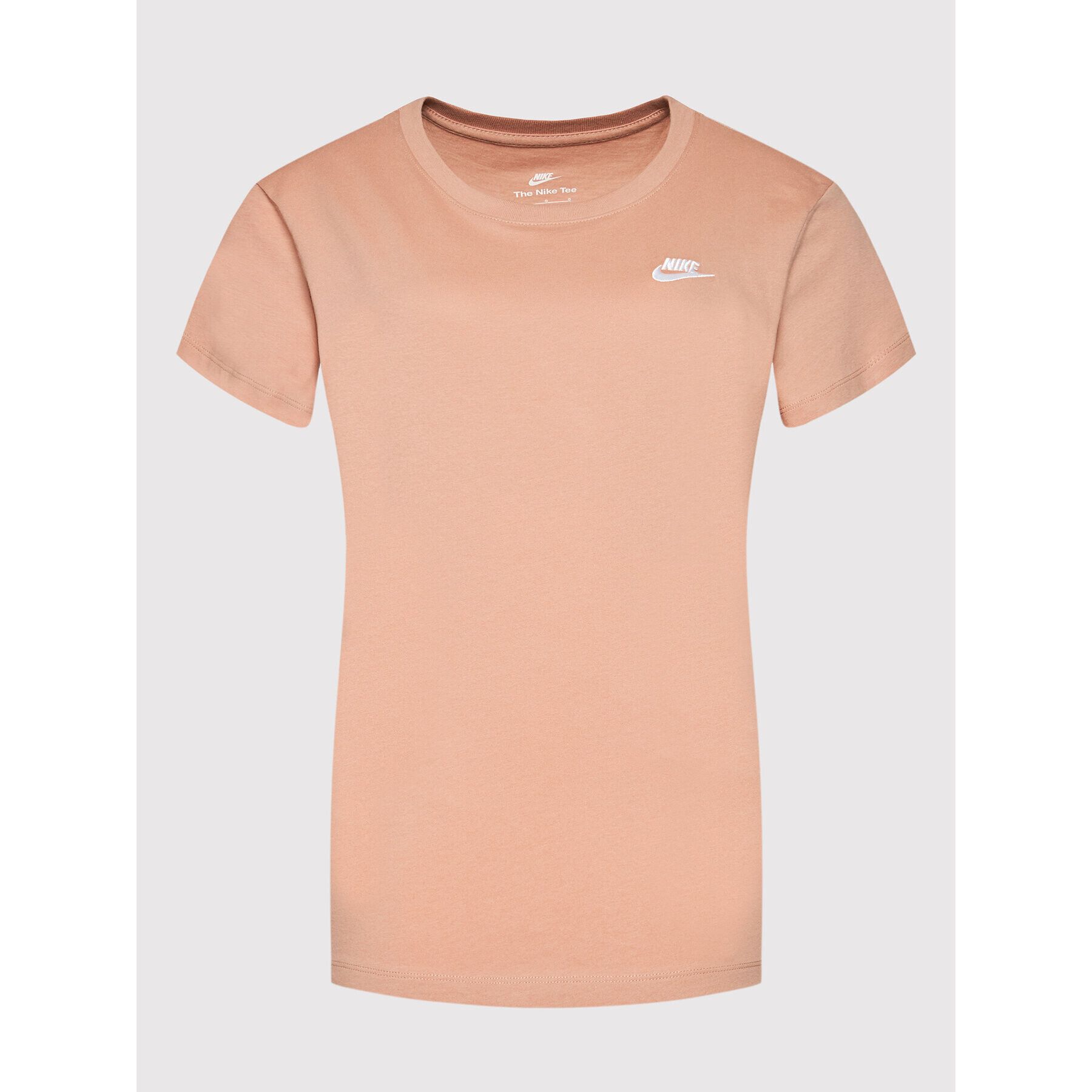 Nike T-Shirt Sportswear Club DN2393 Růžová Relaxed Fit - Pepit.cz