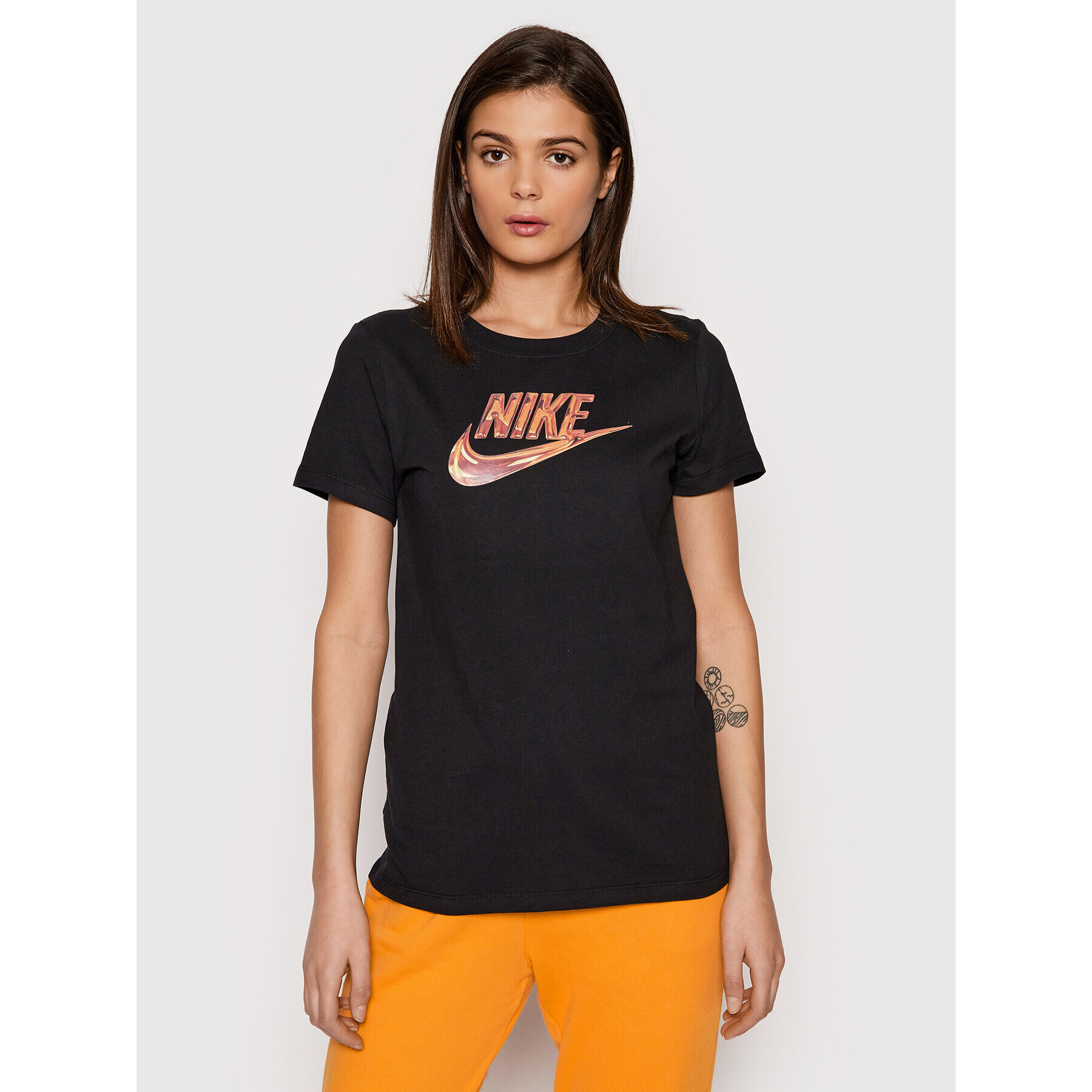 Nike T-Shirt Sportswear DM2802 Černá Regular Fit - Pepit.cz