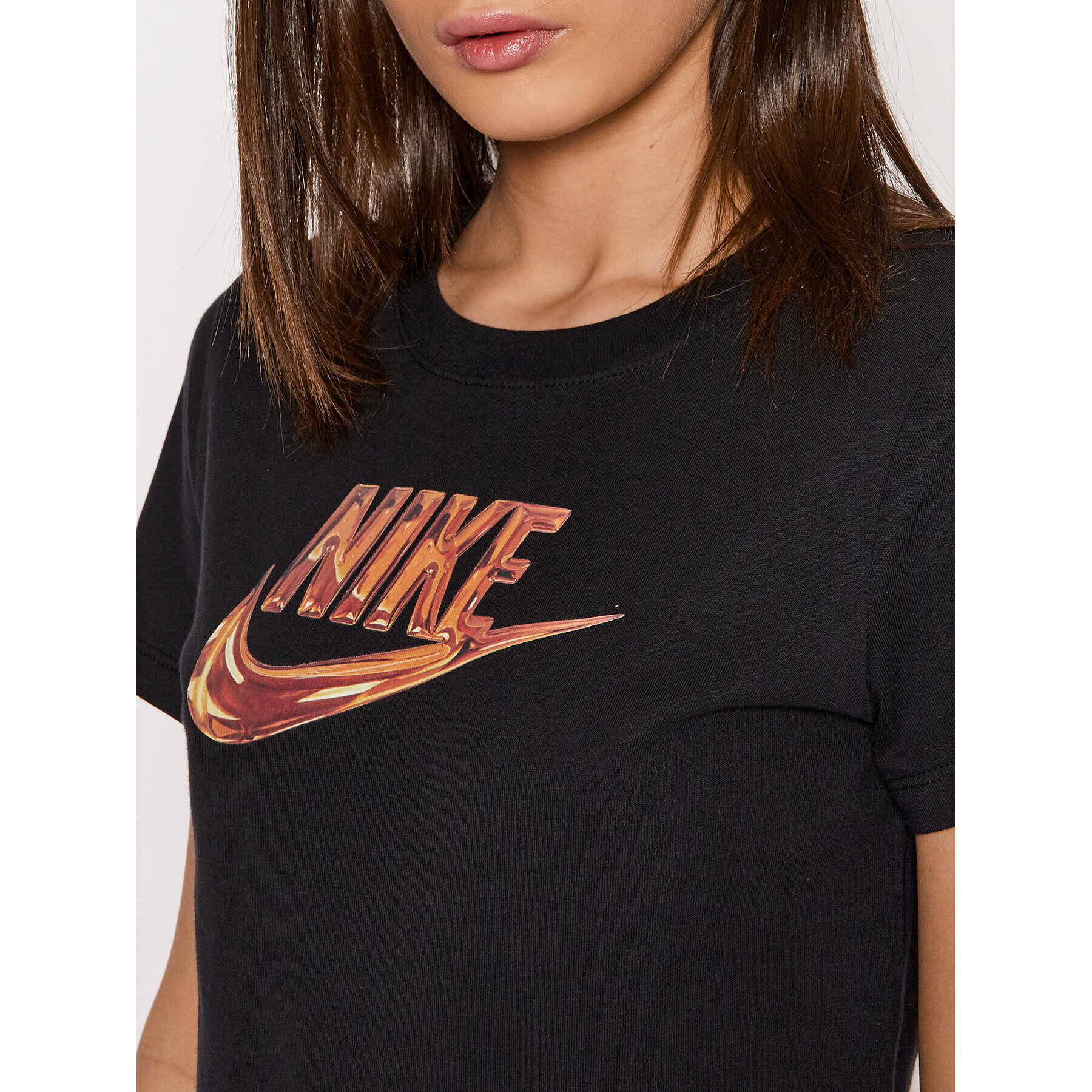 Nike T-Shirt Sportswear DM2802 Černá Regular Fit - Pepit.cz