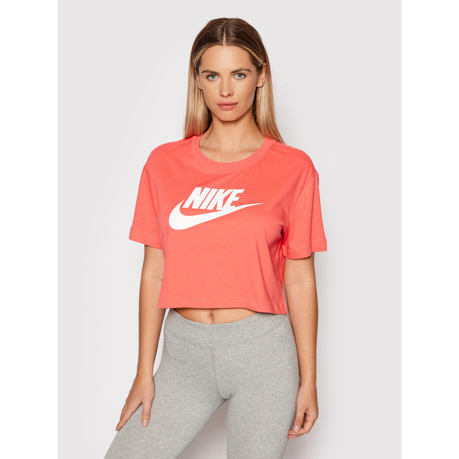 Nike T-Shirt Sportswear Essential BV6175 Oranžová Loose Fit - Pepit.cz