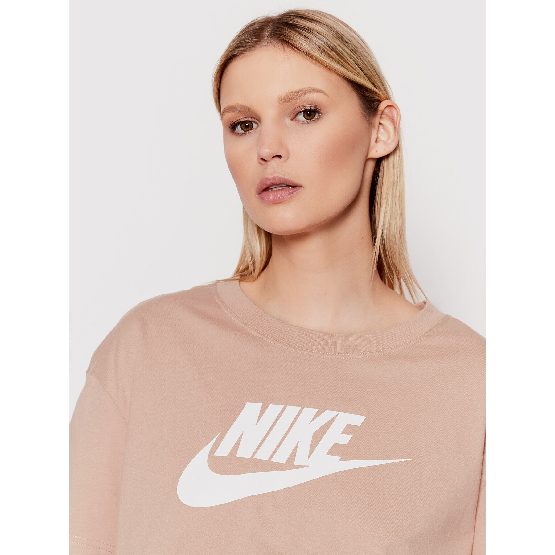 Nike T-Shirt Sportswear Essential BV6175 Růžová Loose Fit - Pepit.cz