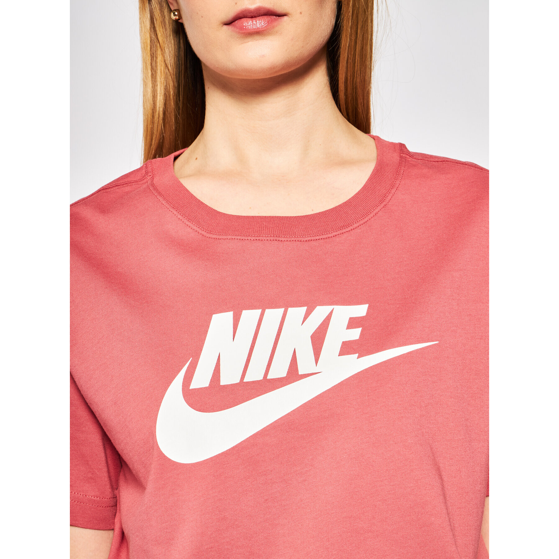 Nike T-Shirt Sportswear Essential BV6175 Růžová Loose Fit - Pepit.cz