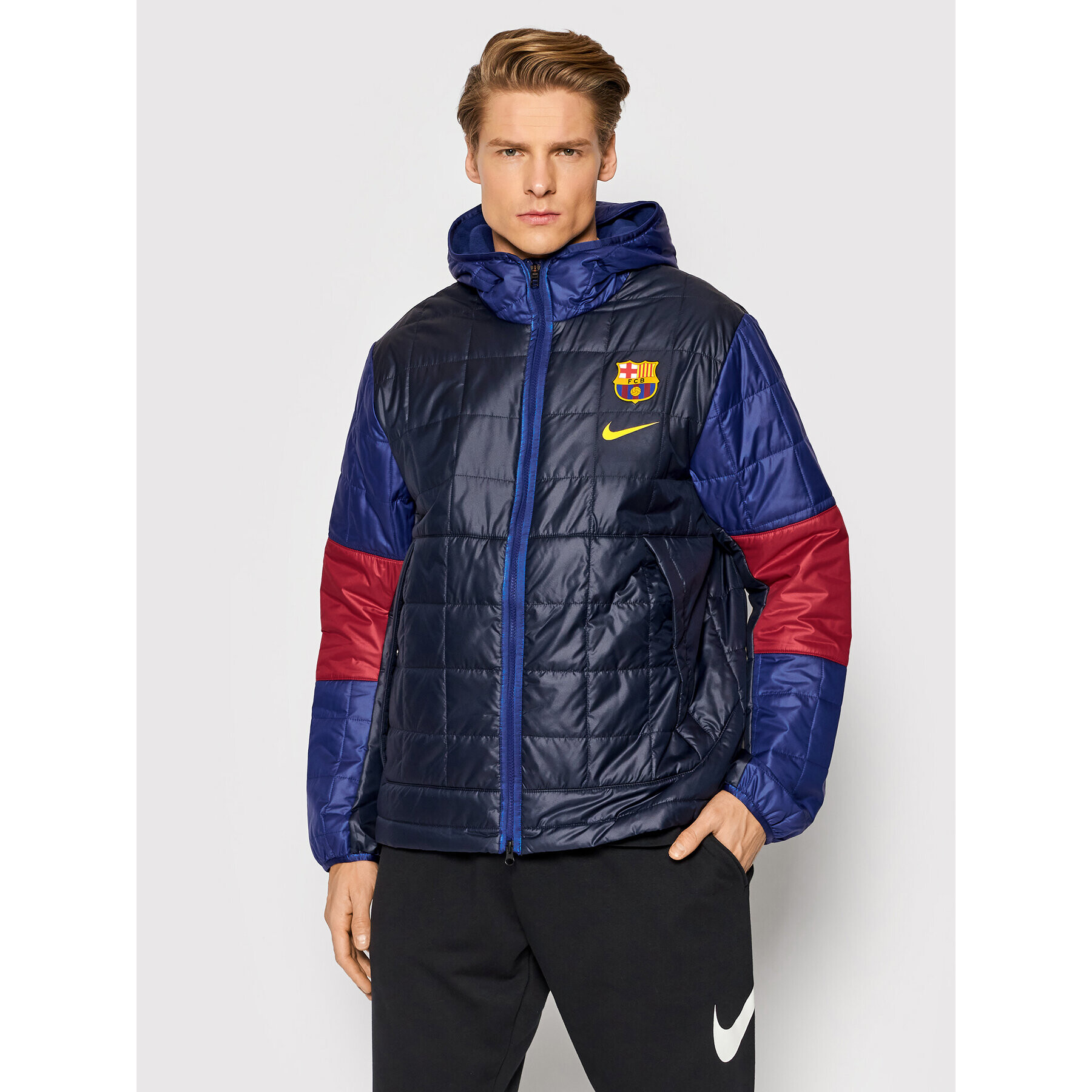 Nike Vatovaná bunda FC Barcelona DM0607 Tmavomodrá Regular Fit - Pepit.cz