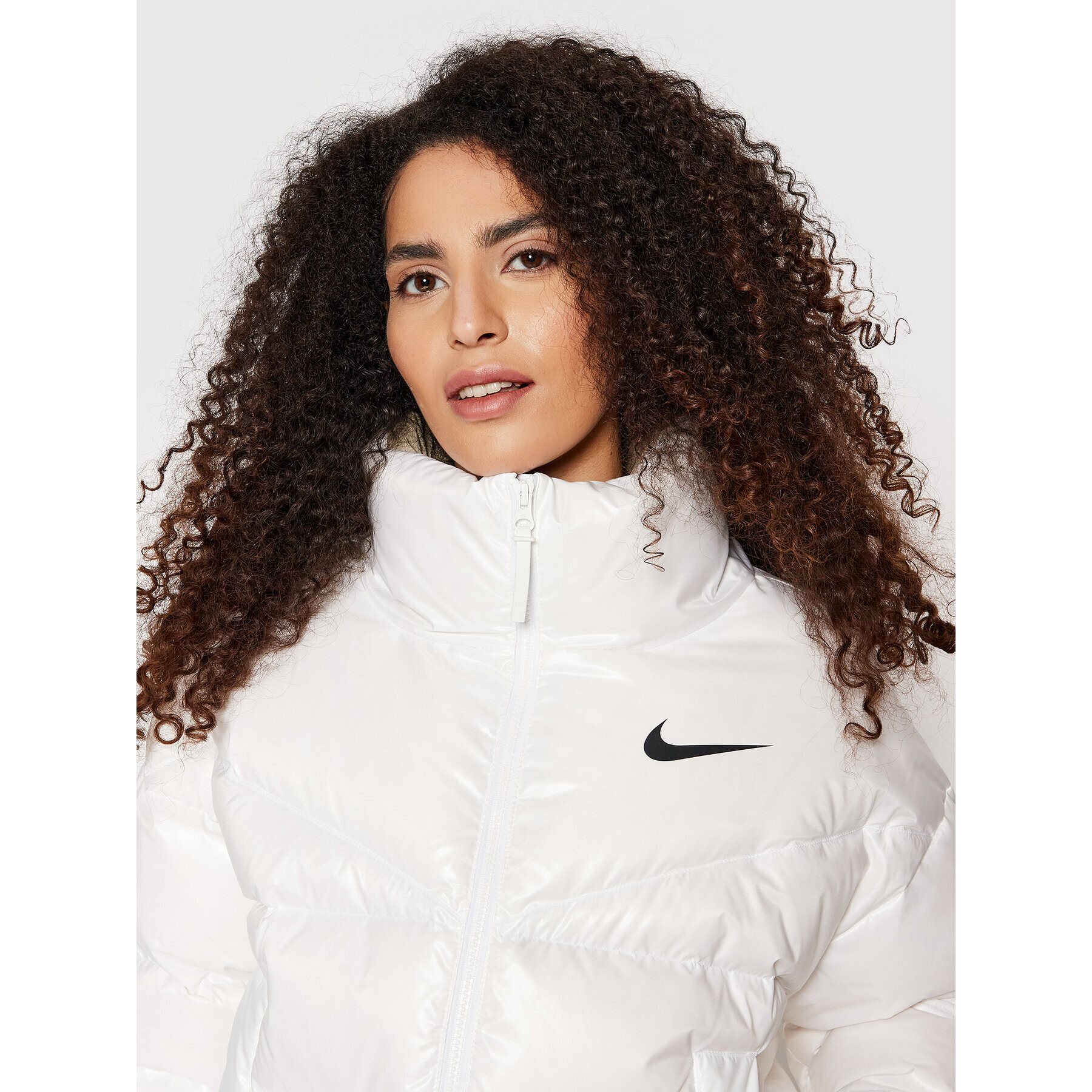 Nike Vatovaná bunda Sportswear Down Fill CU5813 Bílá Loose Fit - Pepit.cz