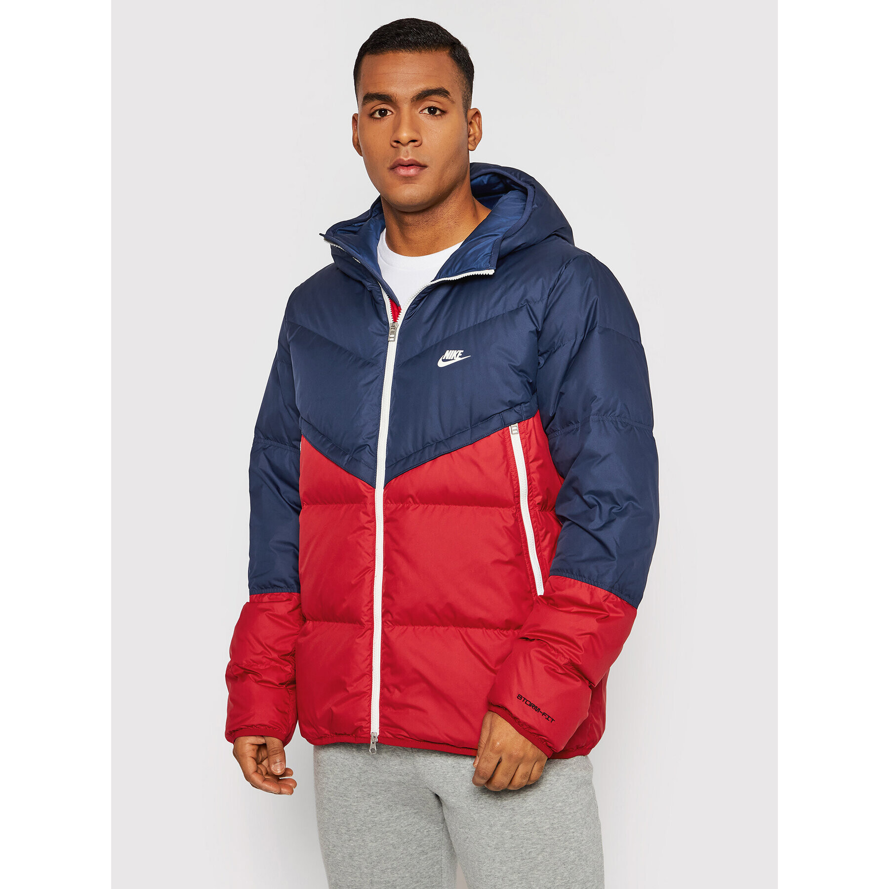 Nike Vatovaná bunda Storm-Fit Windrunner DD6795 Tmavomodrá Regular Fit - Pepit.cz