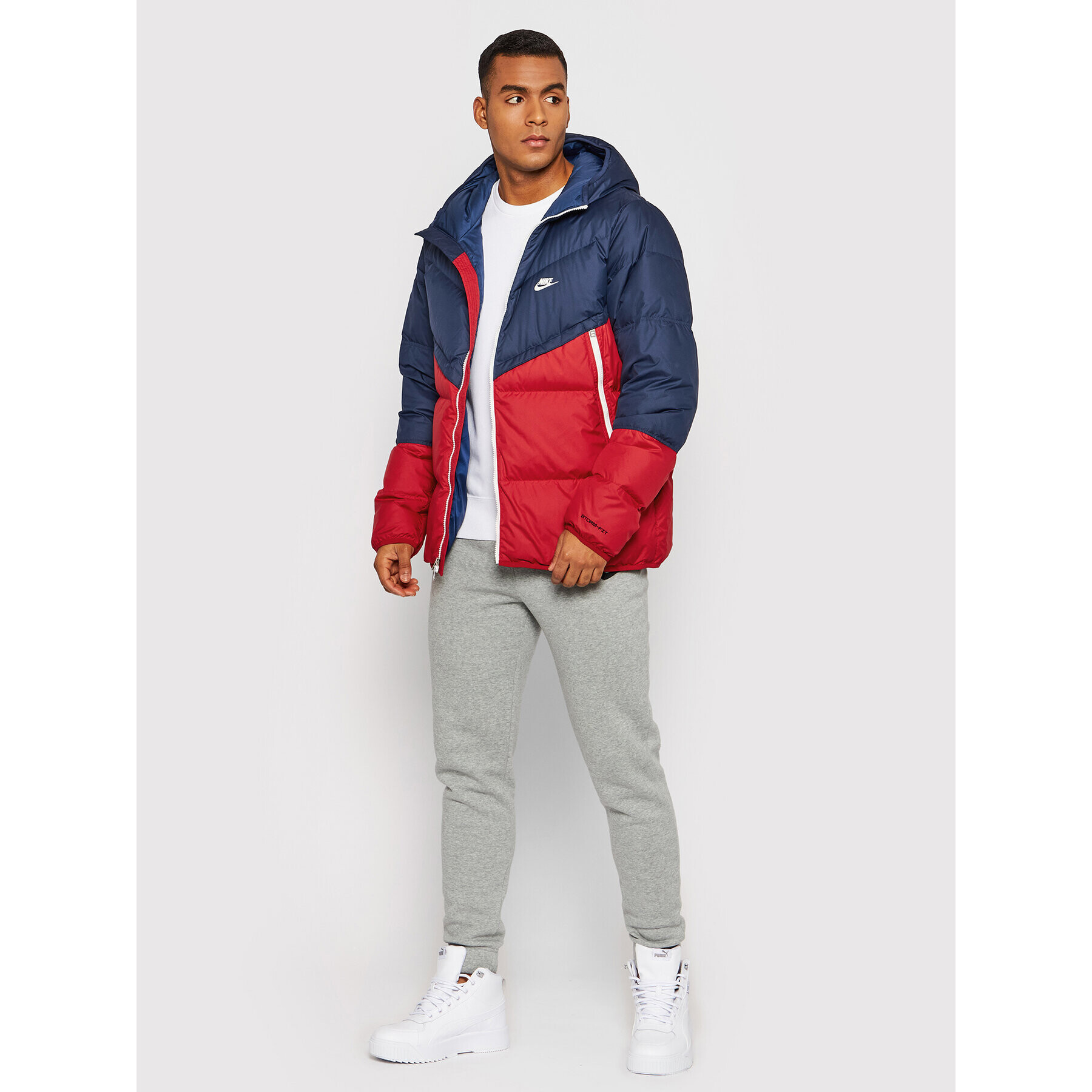 Nike Vatovaná bunda Storm-Fit Windrunner DD6795 Tmavomodrá Regular Fit - Pepit.cz