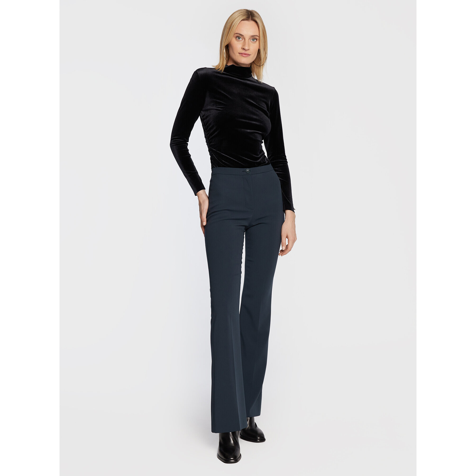 Nissa Halenka TOP13434 Černá Slim Fit - Pepit.cz