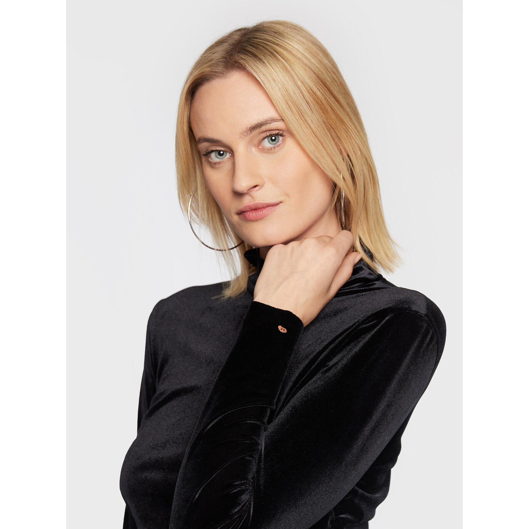 Nissa Halenka TOP13434 Černá Slim Fit - Pepit.cz