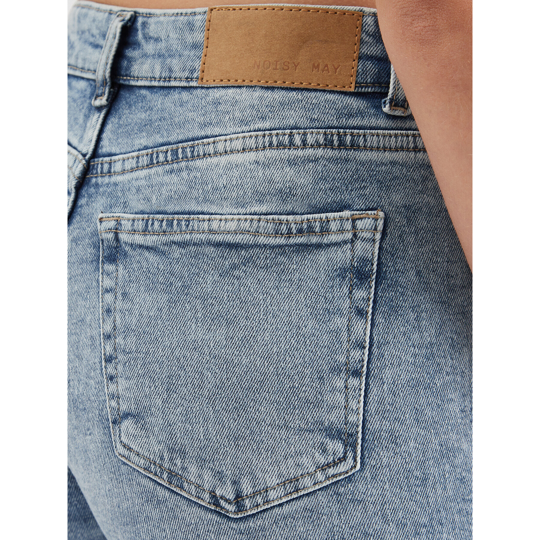 Noisy May Jeansy Moni 27023701 Modrá Straight Fit - Pepit.cz