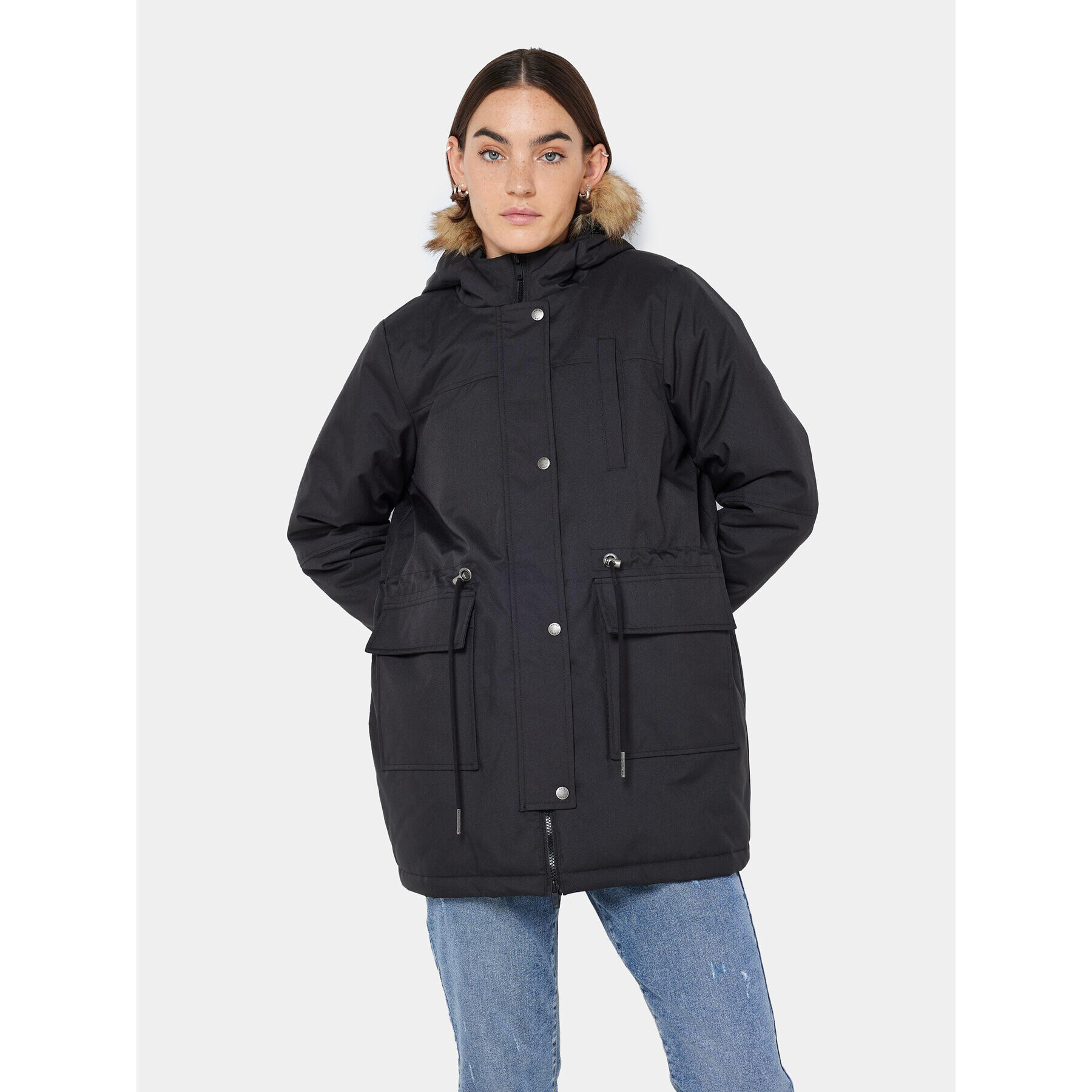 Noisy May Parka Molly 27019265 Černá Regular Fit - Pepit.cz