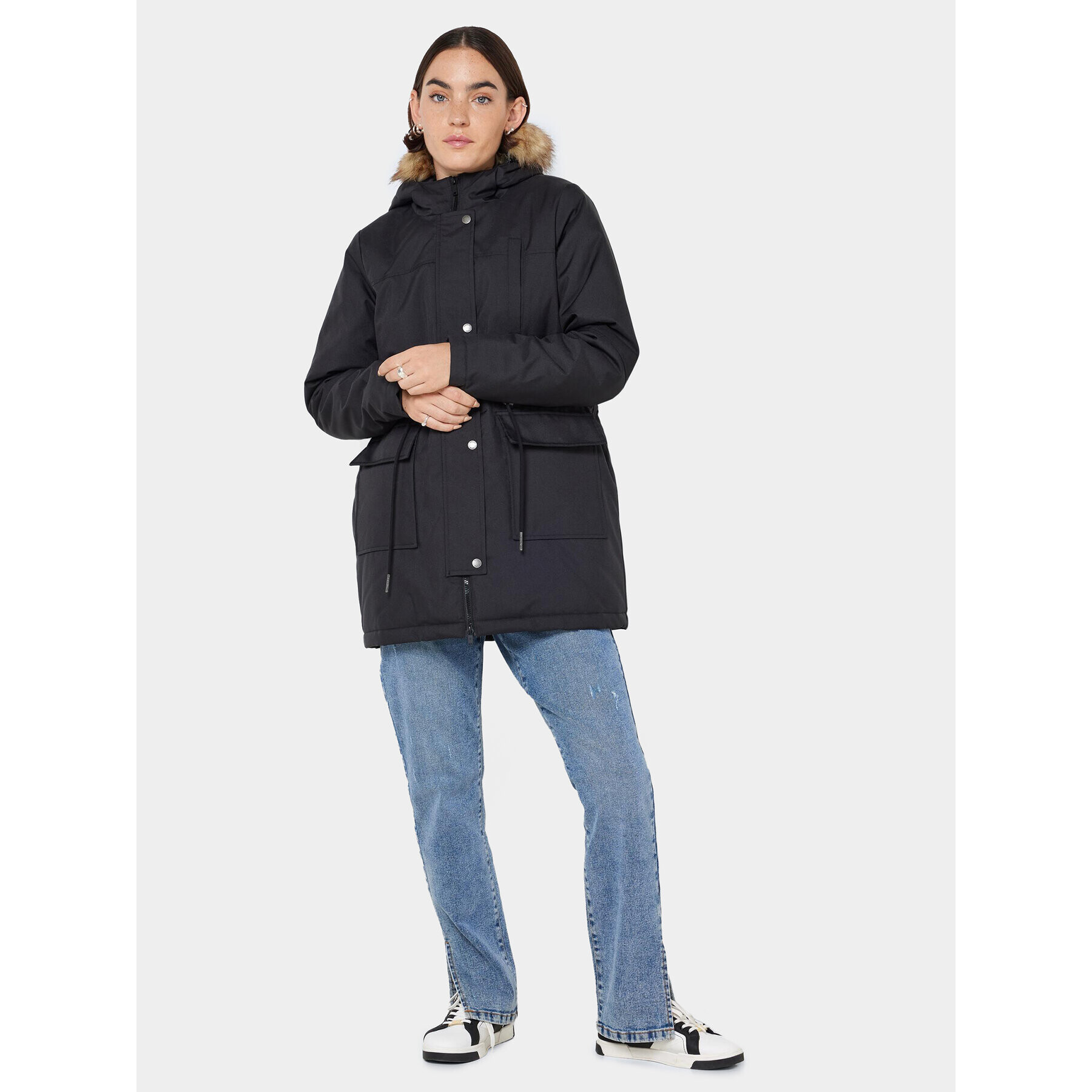 Noisy May Parka Molly 27019265 Černá Regular Fit - Pepit.cz