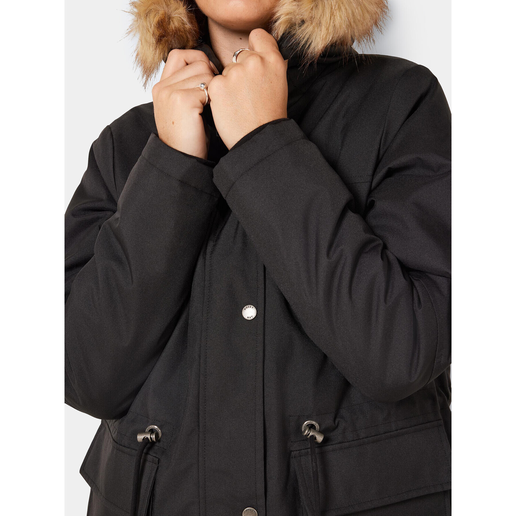 Noisy May Parka Molly 27019265 Černá Regular Fit - Pepit.cz