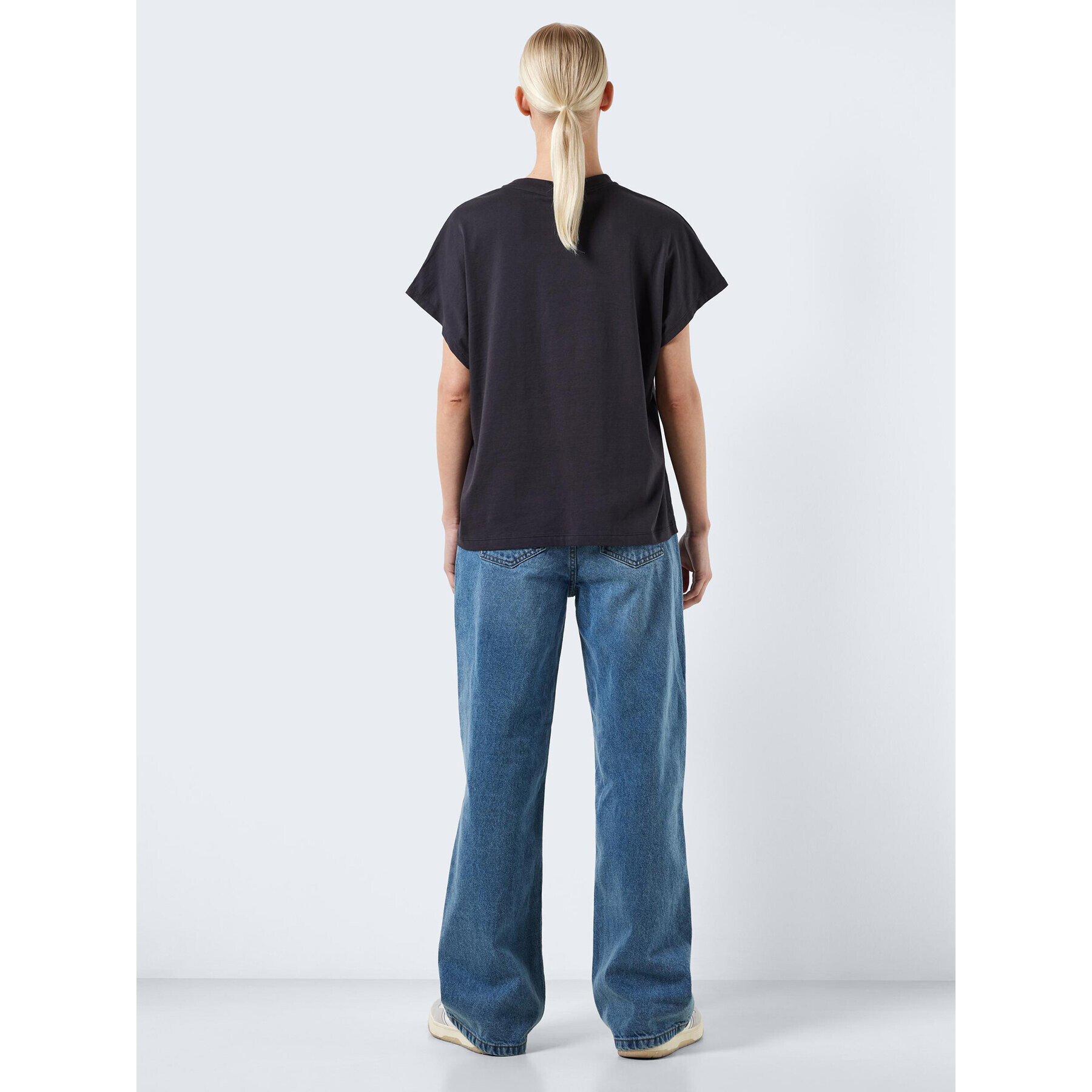 Noisy May T-Shirt Hailey 27028380 Šedá Relaxed Fit - Pepit.cz