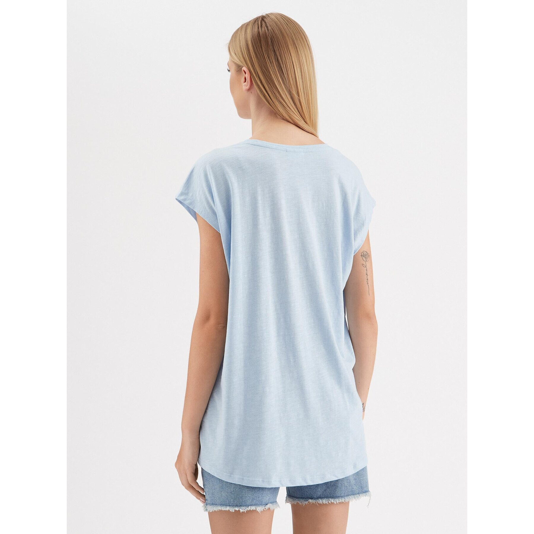 Noisy May T-Shirt Mathilde 27002573 Modrá Oversize - Pepit.cz