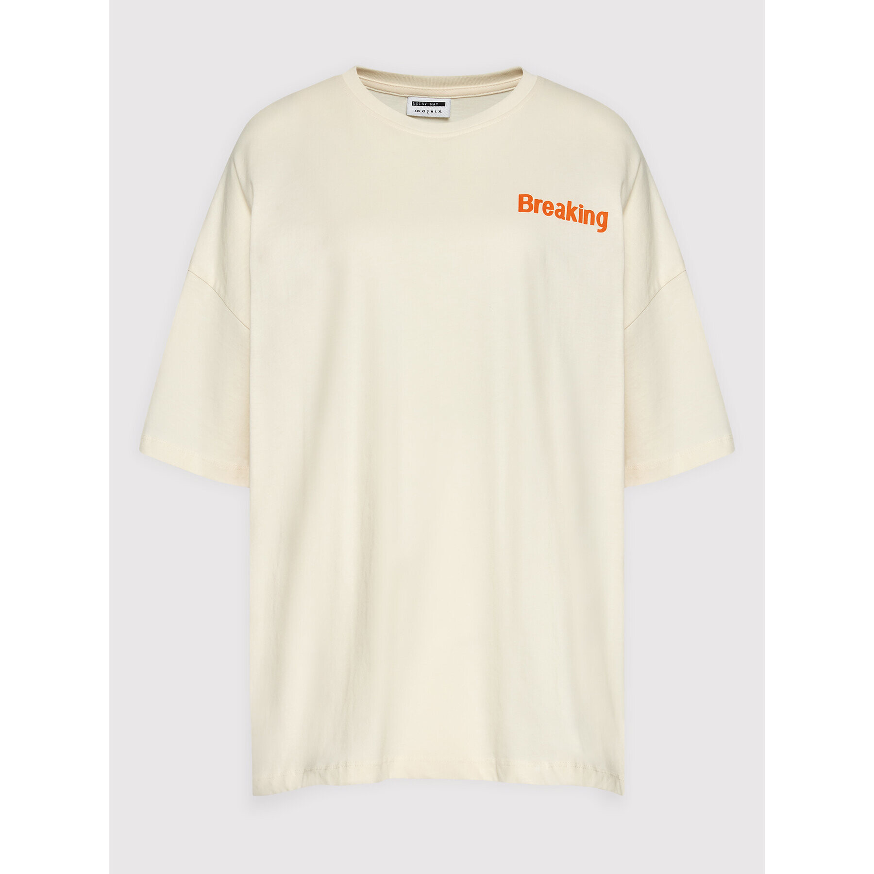 Noisy May T-Shirt Tessie 27020437 Béžová Oversize - Pepit.cz