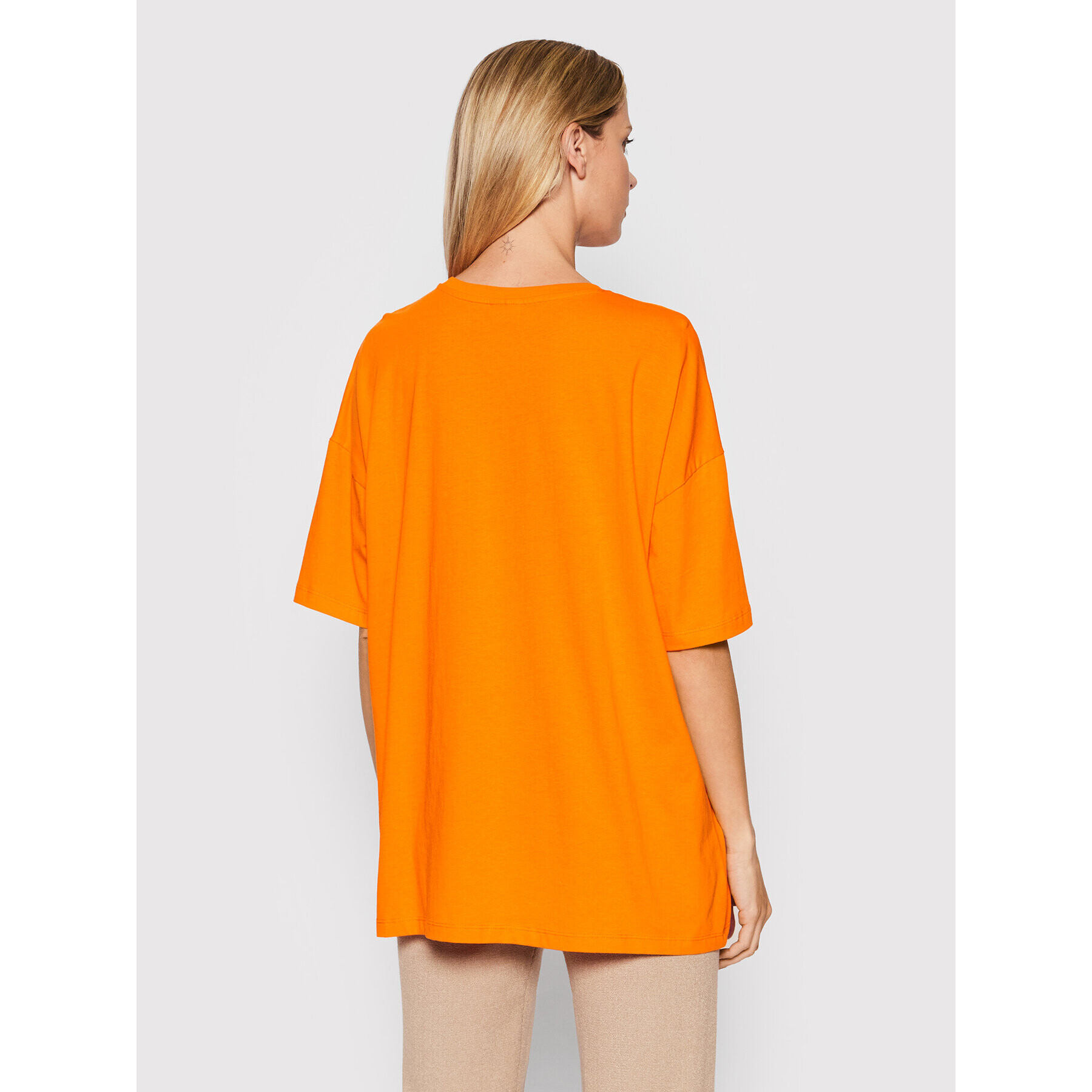 Noisy May T-Shirt Tessie 27020437 Oranžová Oversize - Pepit.cz