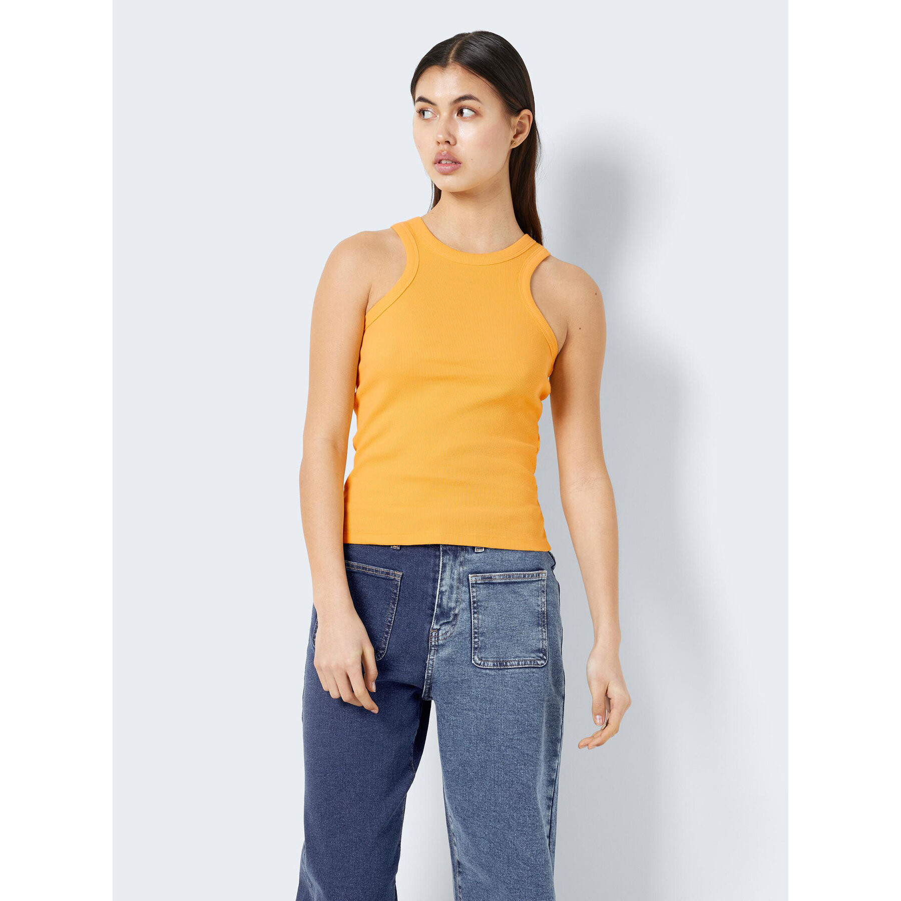 Noisy May Top Maya 27020871 Žlutá Slim Fit - Pepit.cz