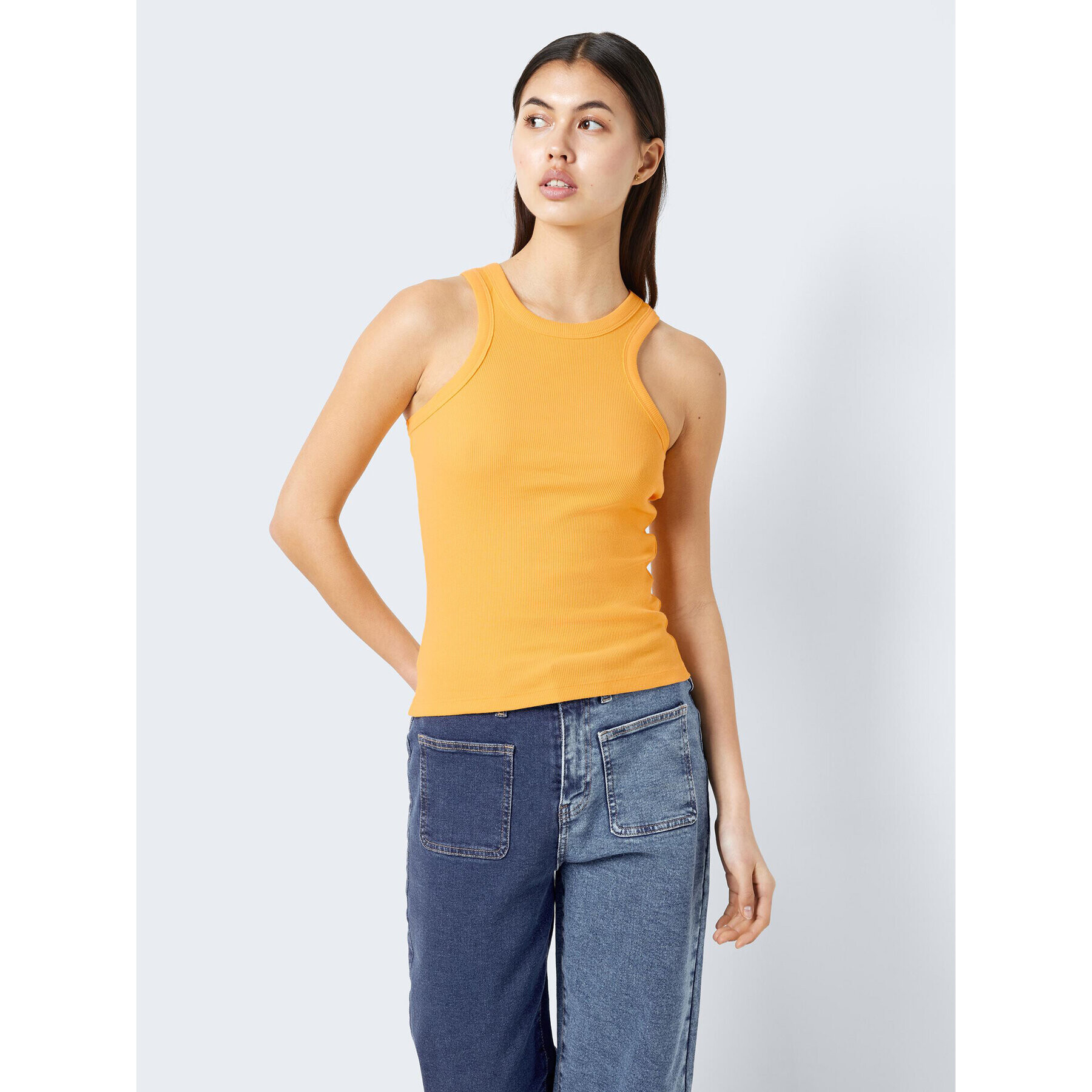 Noisy May Top Maya 27020871 Žlutá Slim Fit - Pepit.cz