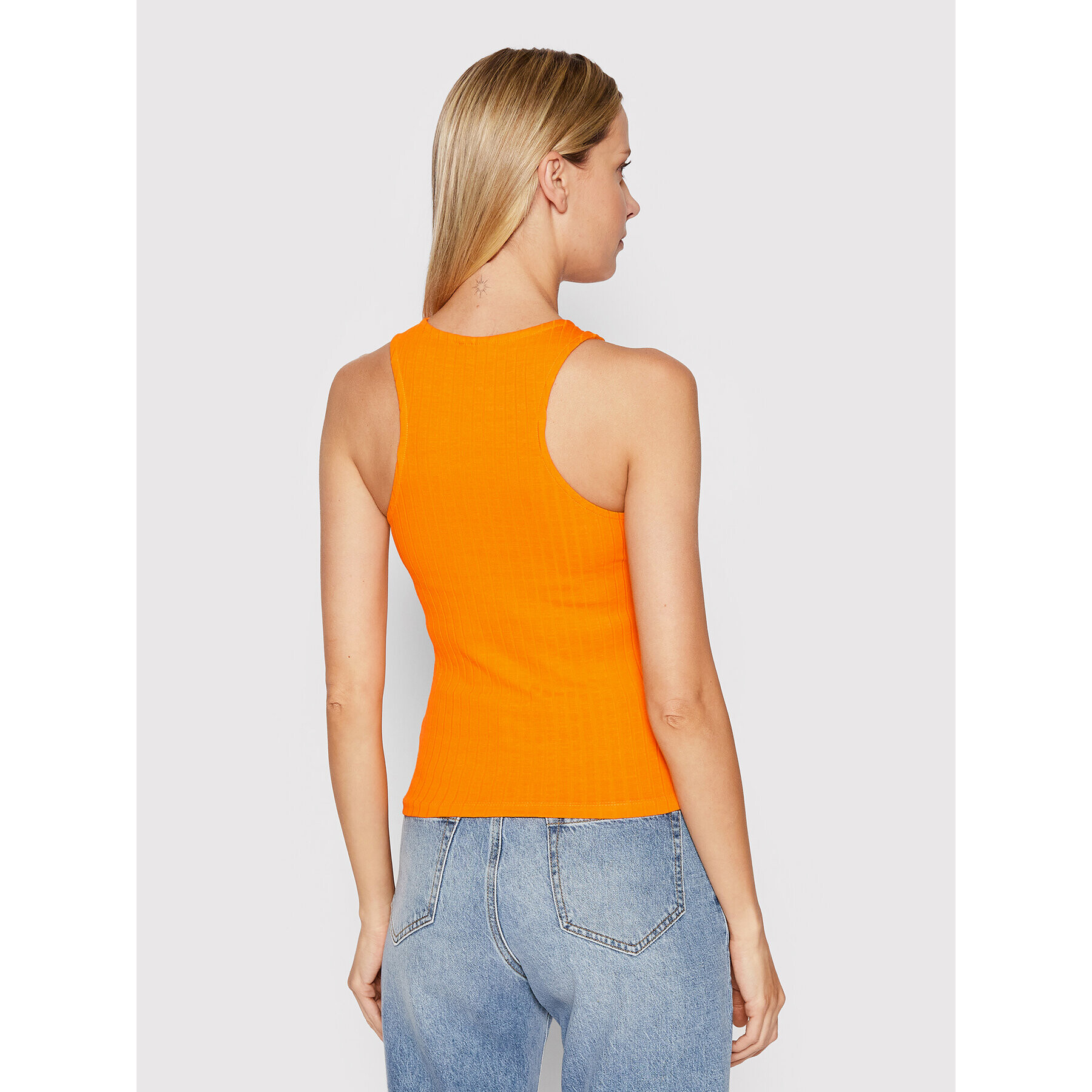 Noisy May Top Paula 27020865 Oranžová Slim Fit - Pepit.cz