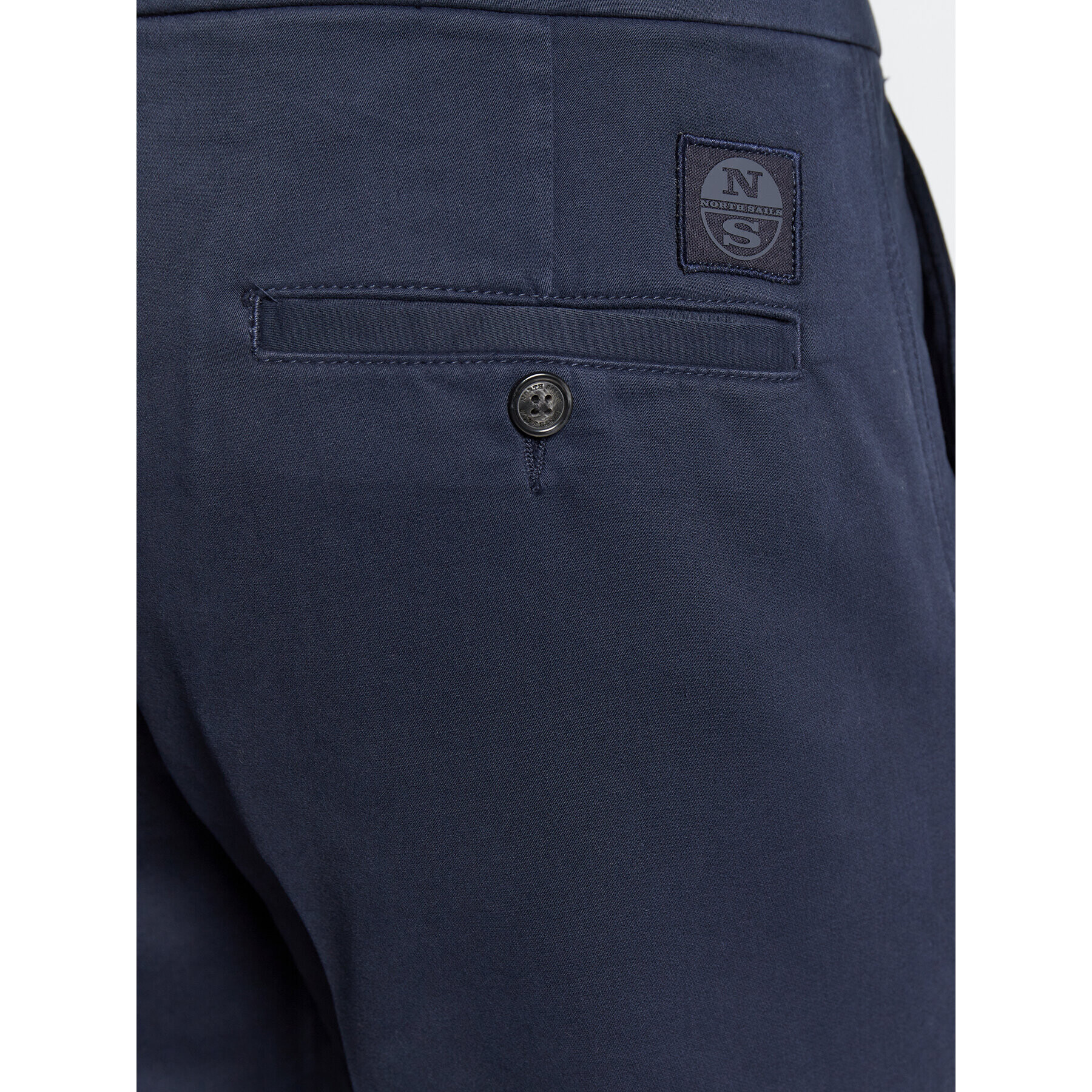 North Sails Chino kalhoty Defender 672970 Tmavomodrá Slim Fit - Pepit.cz