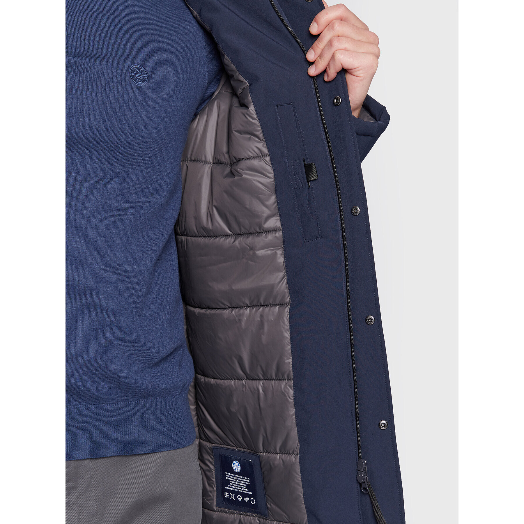 North Sails Parka Varberg 603154 Tmavomodrá Regular Fit - Pepit.cz