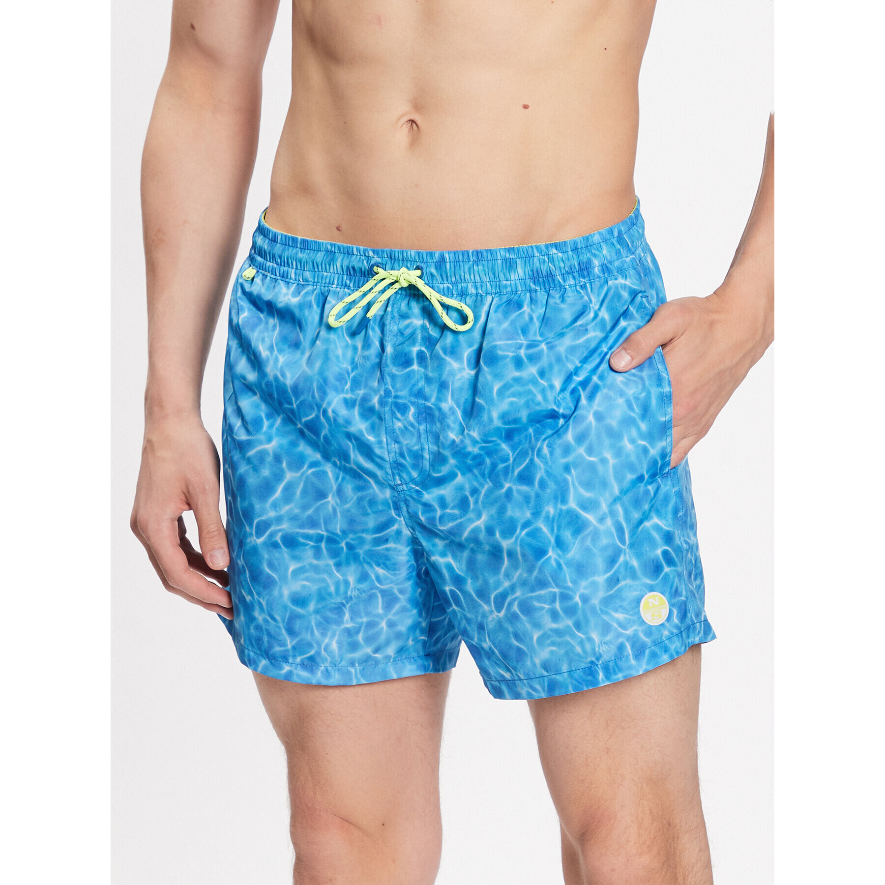 North Sails Plavecké šortky Volley 673575 Modrá Regular Fit - Pepit.cz