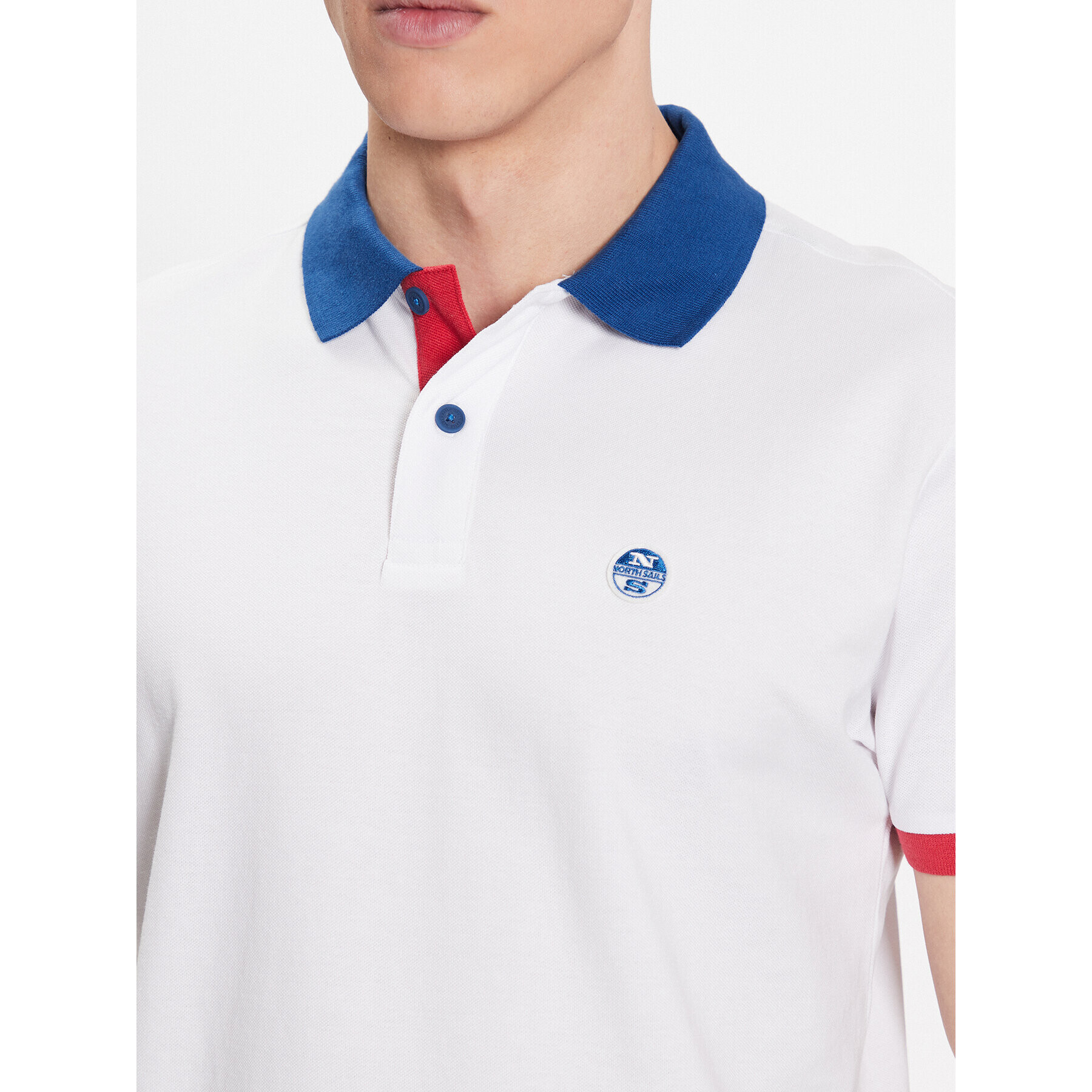 North Sails Polokošile 692398 Bílá Regular Fit - Pepit.cz