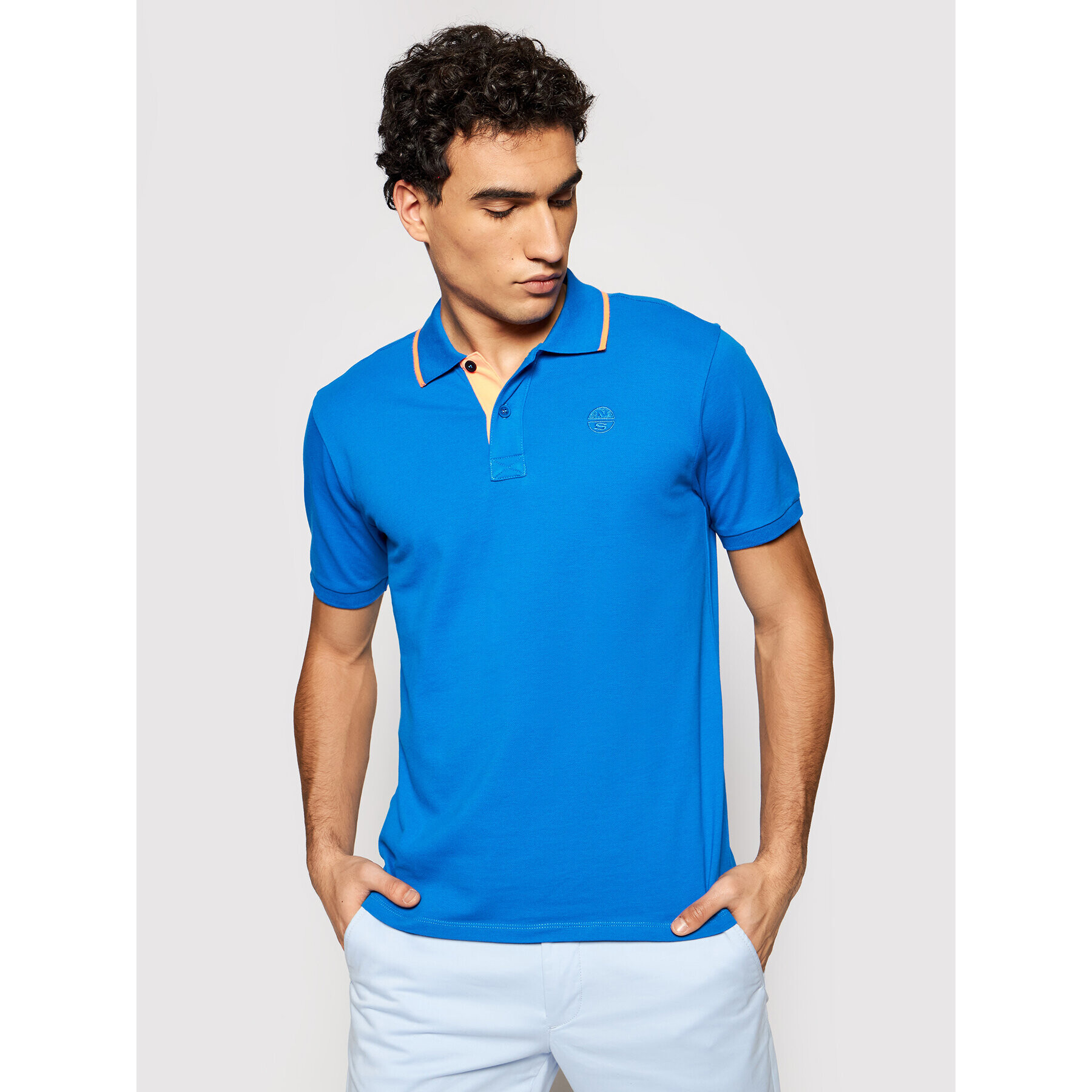 North Sails Polokošile W/Embroidery 692313 0760 Tmavomodrá Regular Fit - Pepit.cz