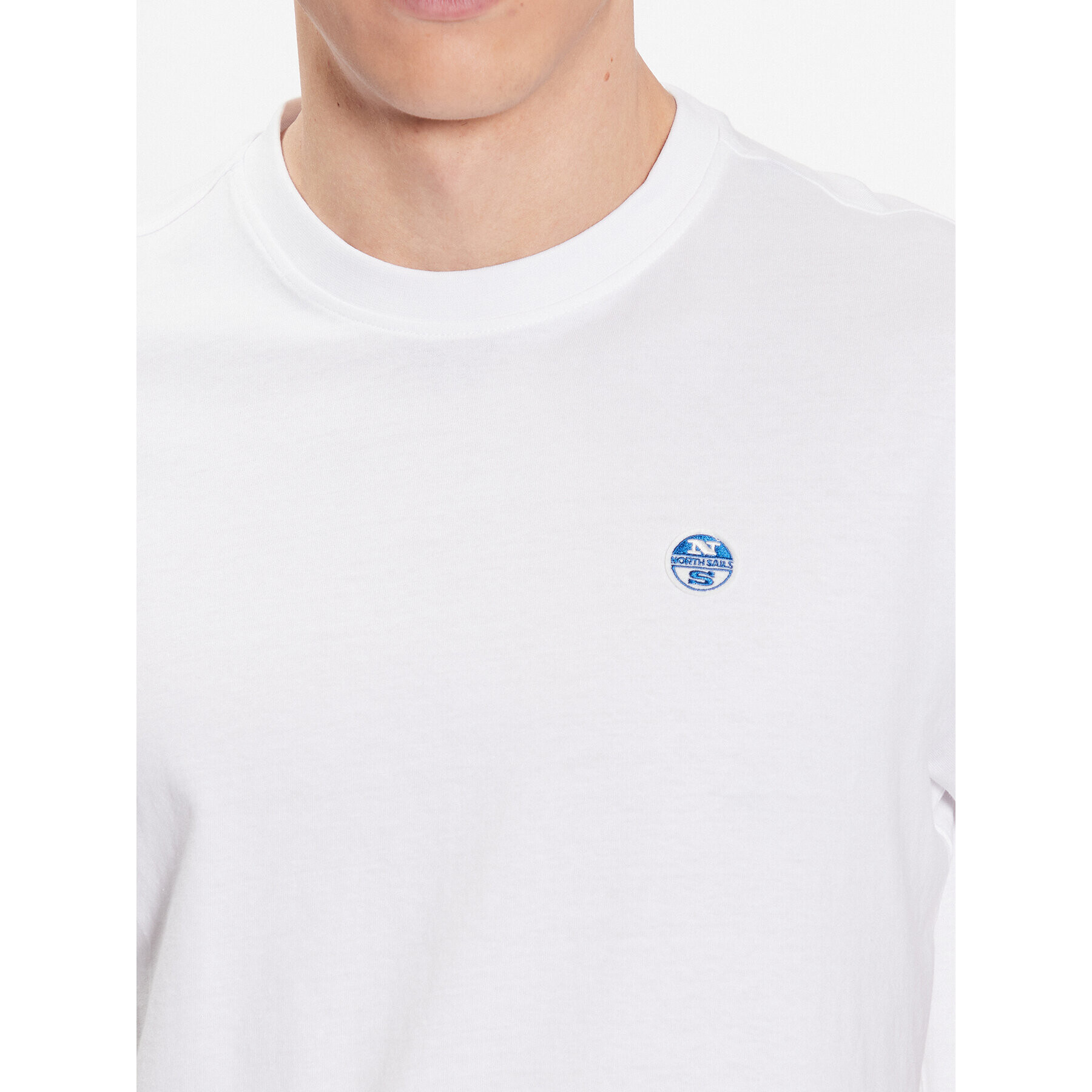 North Sails T-Shirt 692812 Bílá Regular Fit - Pepit.cz