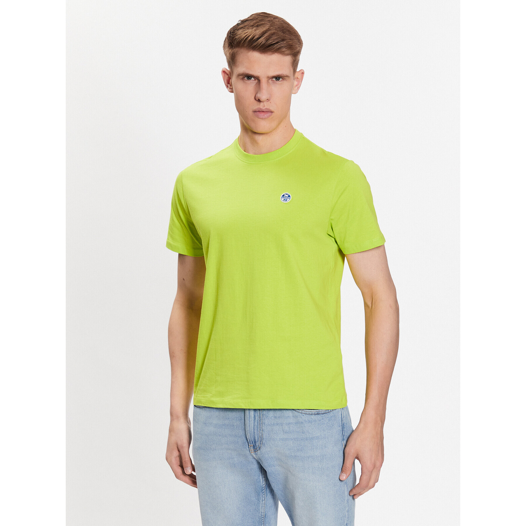 North Sails T-Shirt 692812 Zelená Regular Fit - Pepit.cz