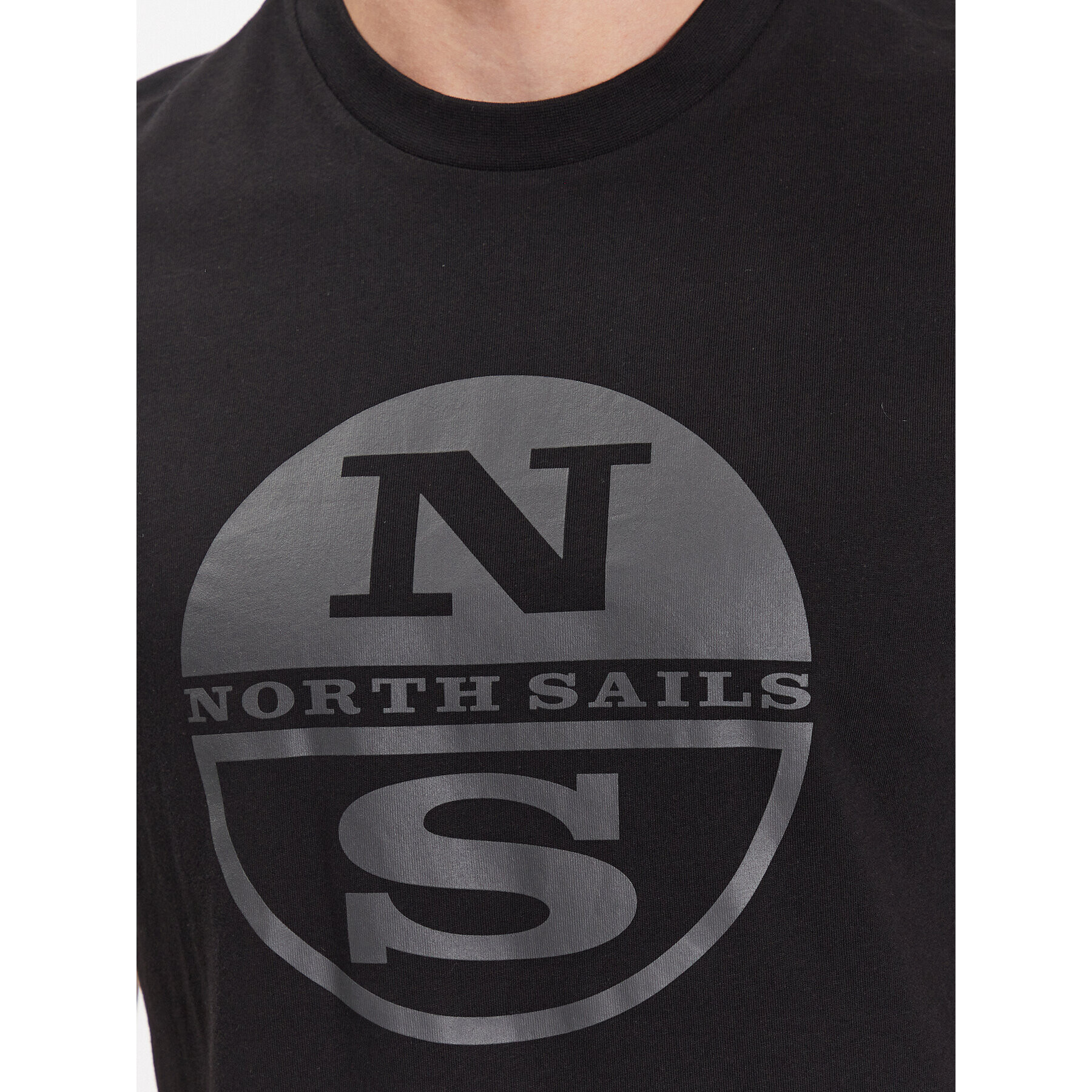 North Sails T-Shirt 692837 Černá Regular Fit - Pepit.cz