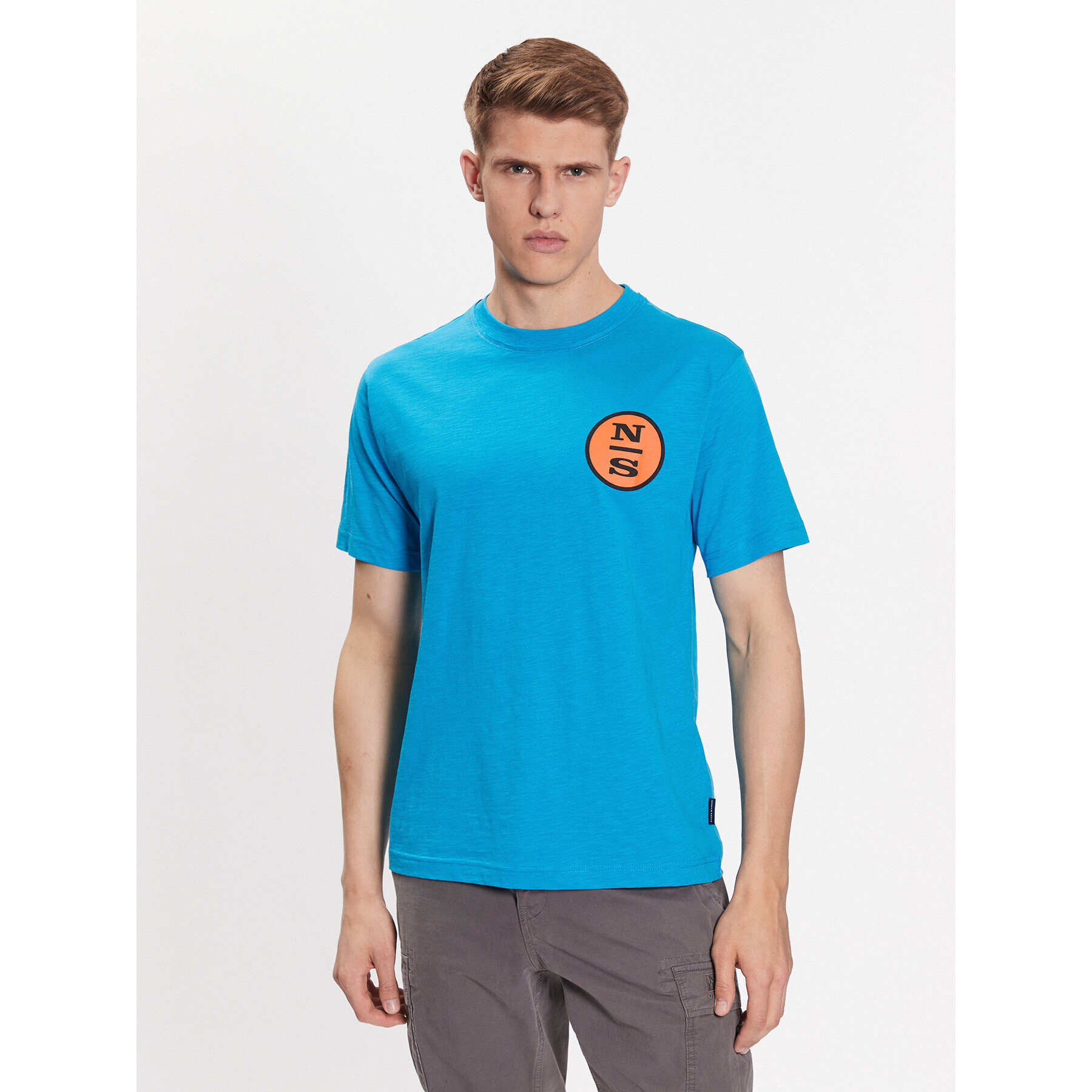 North Sails T-Shirt 692840 Modrá Regular Fit - Pepit.cz