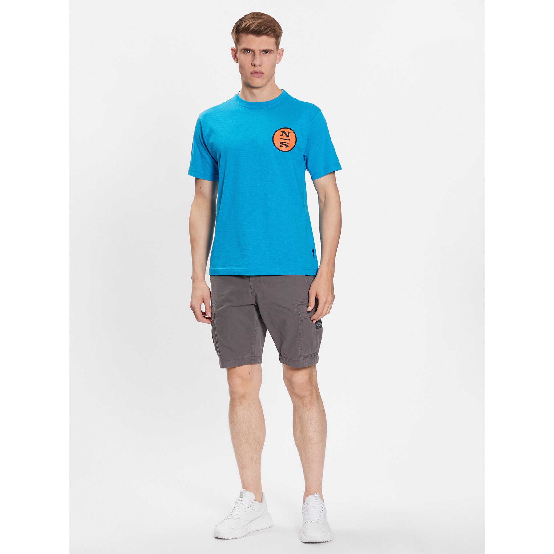 North Sails T-Shirt 692840 Modrá Regular Fit - Pepit.cz