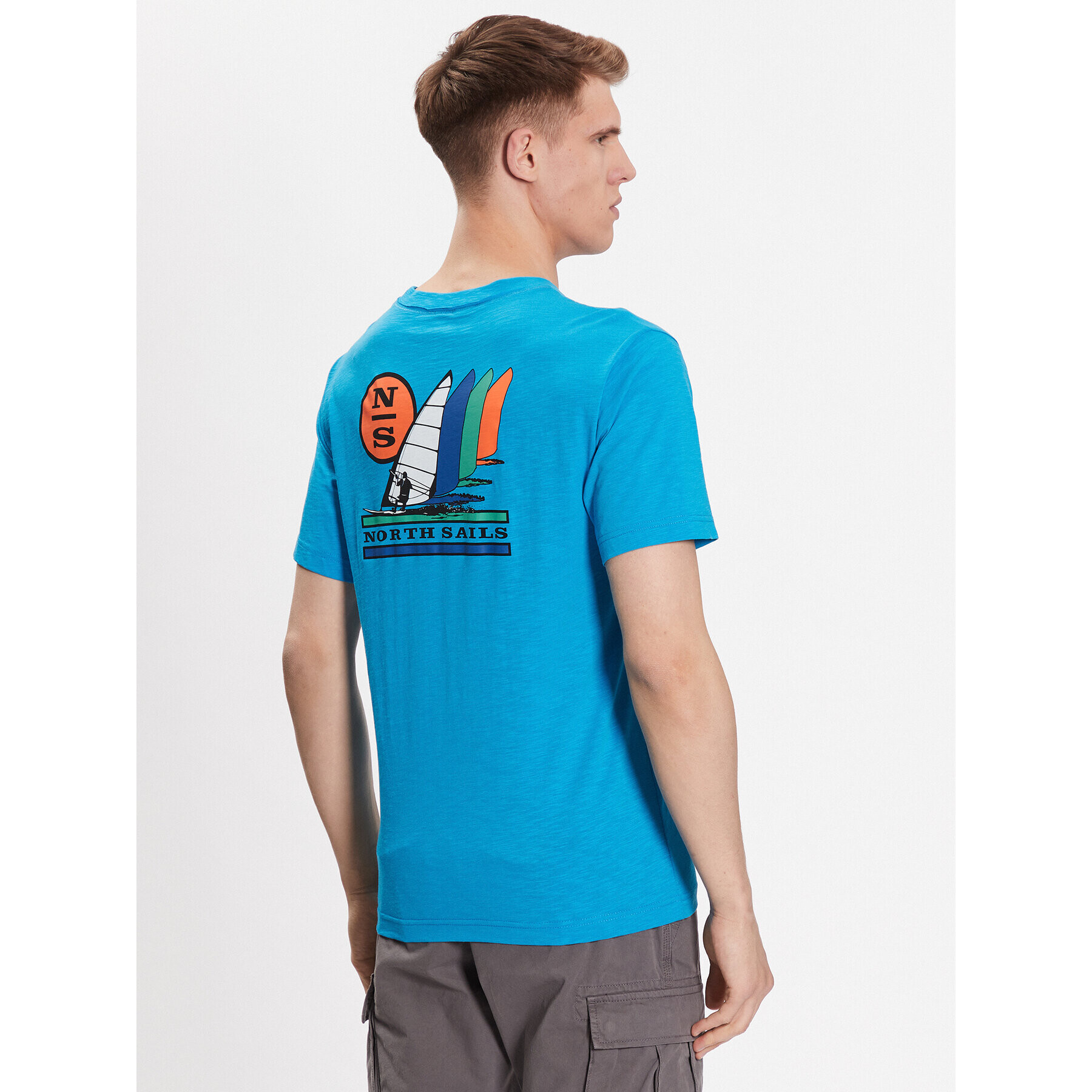 North Sails T-Shirt 692840 Modrá Regular Fit - Pepit.cz