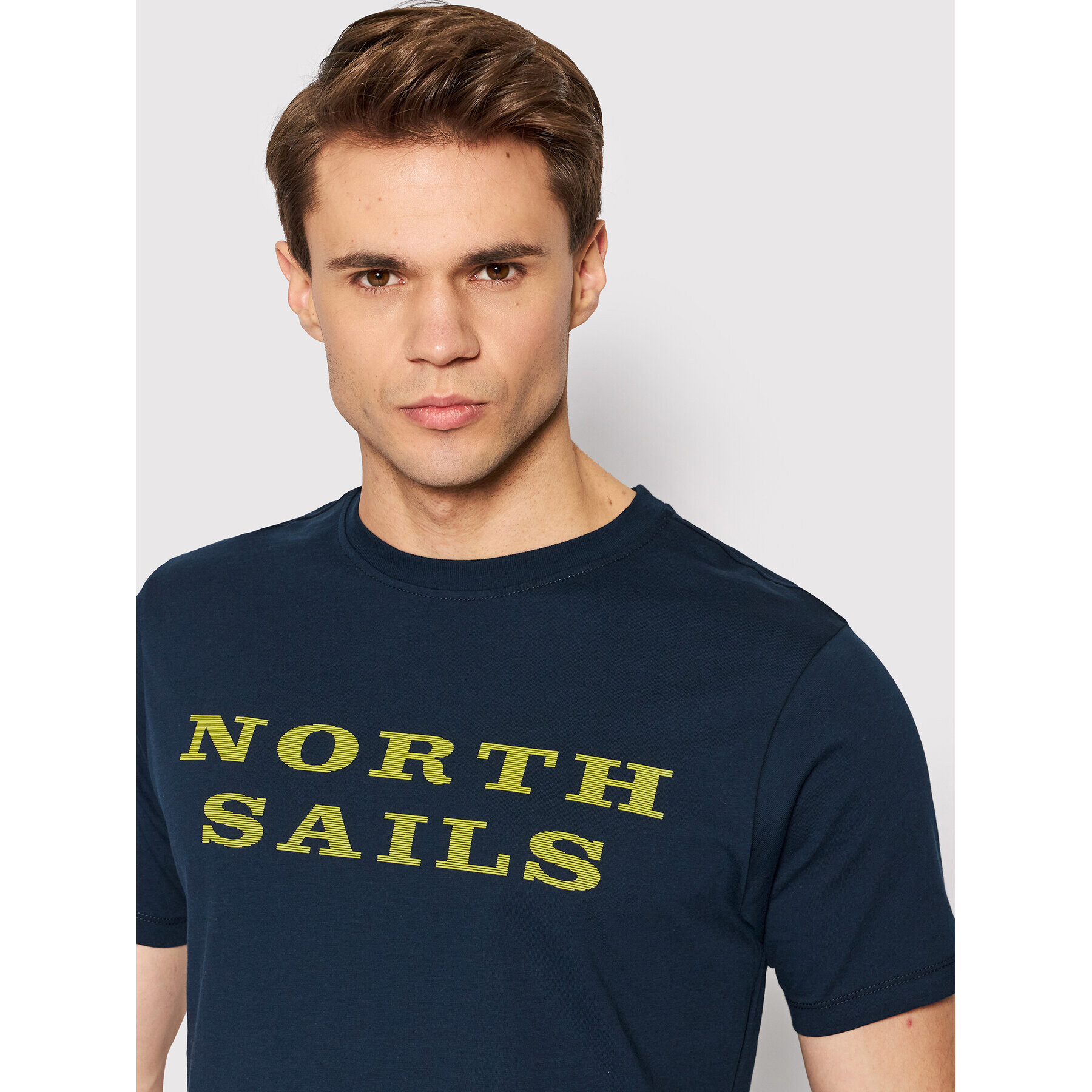 North Sails T-Shirt Graphic 692793 Tmavomodrá Regular Fit - Pepit.cz