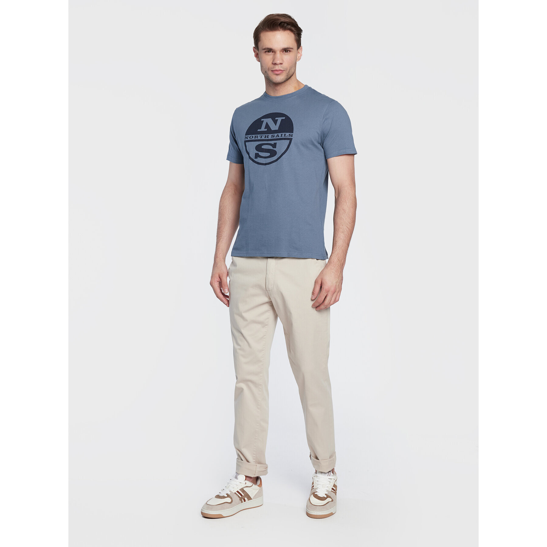 North Sails T-Shirt Graphic 692815 Modrá Regular Fit - Pepit.cz