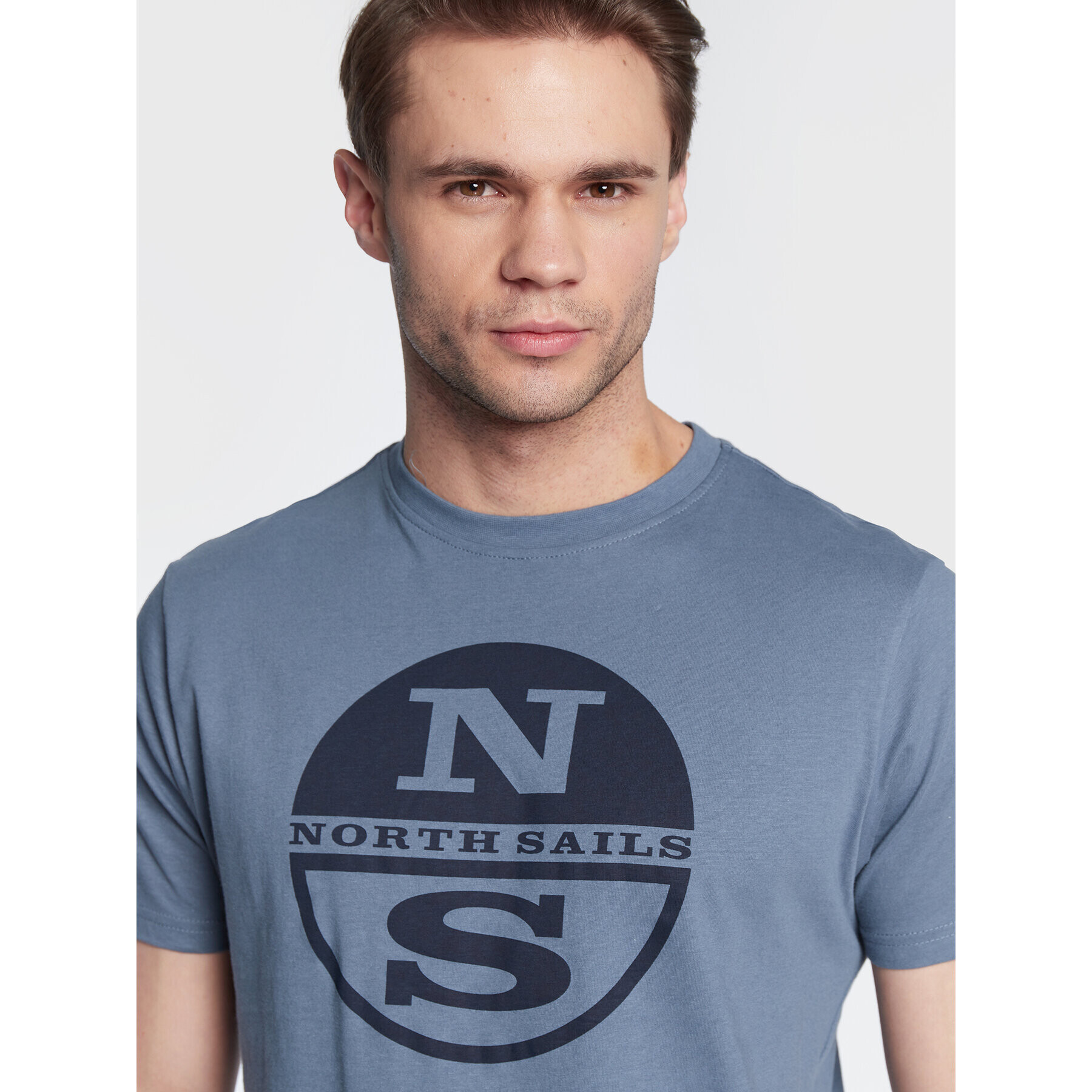 North Sails T-Shirt Graphic 692815 Modrá Regular Fit - Pepit.cz