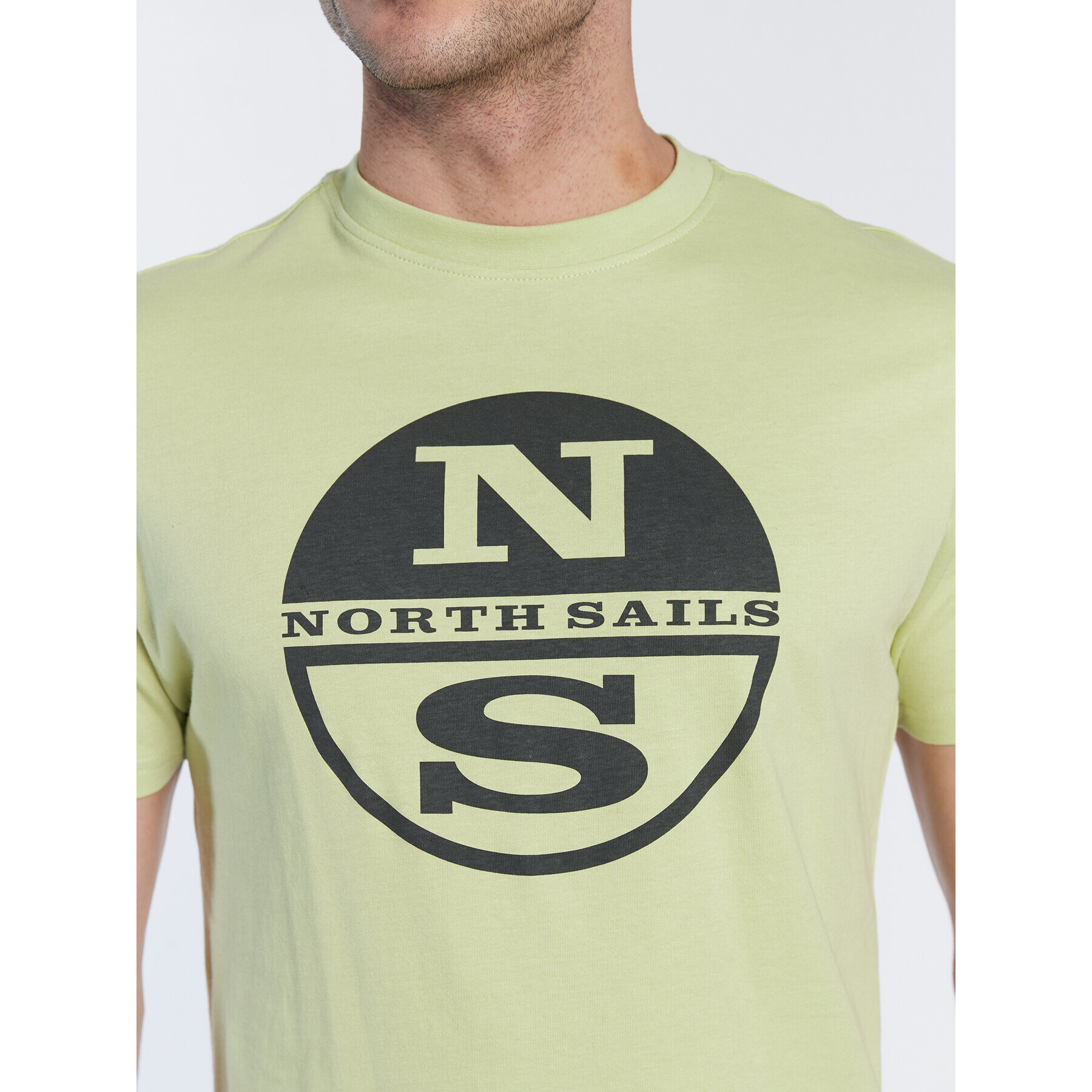 North Sails T-Shirt Graphic 692815 Zelená Regular Fit - Pepit.cz