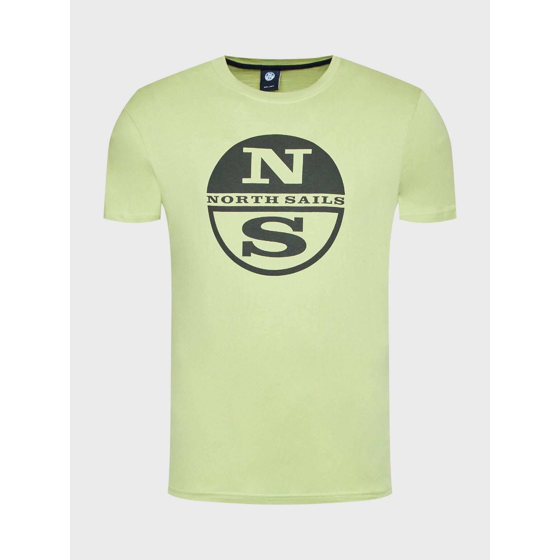 North Sails T-Shirt Graphic 692815 Zelená Regular Fit - Pepit.cz