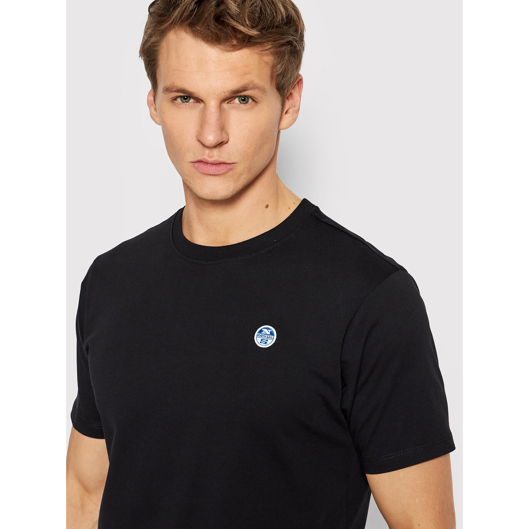 North Sails T-Shirt Logo 692791 Černá Regular Fit - Pepit.cz