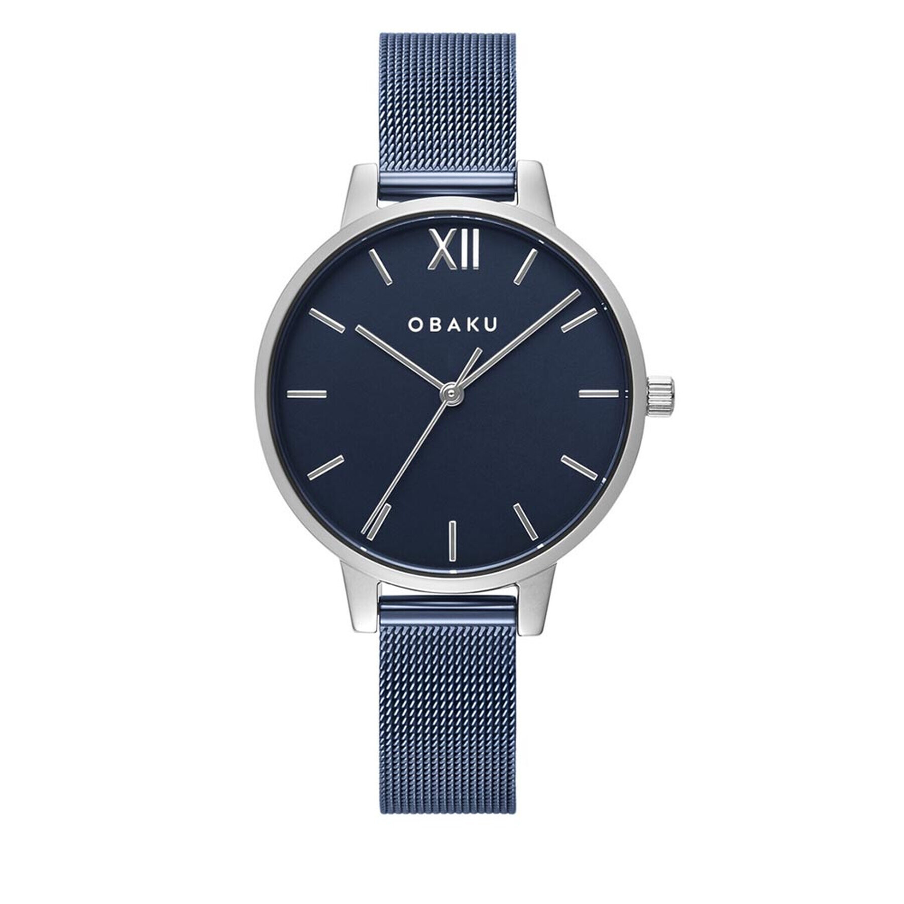 Obaku Hodinky Liv V209LXCLML Tmavomodrá - Pepit.cz