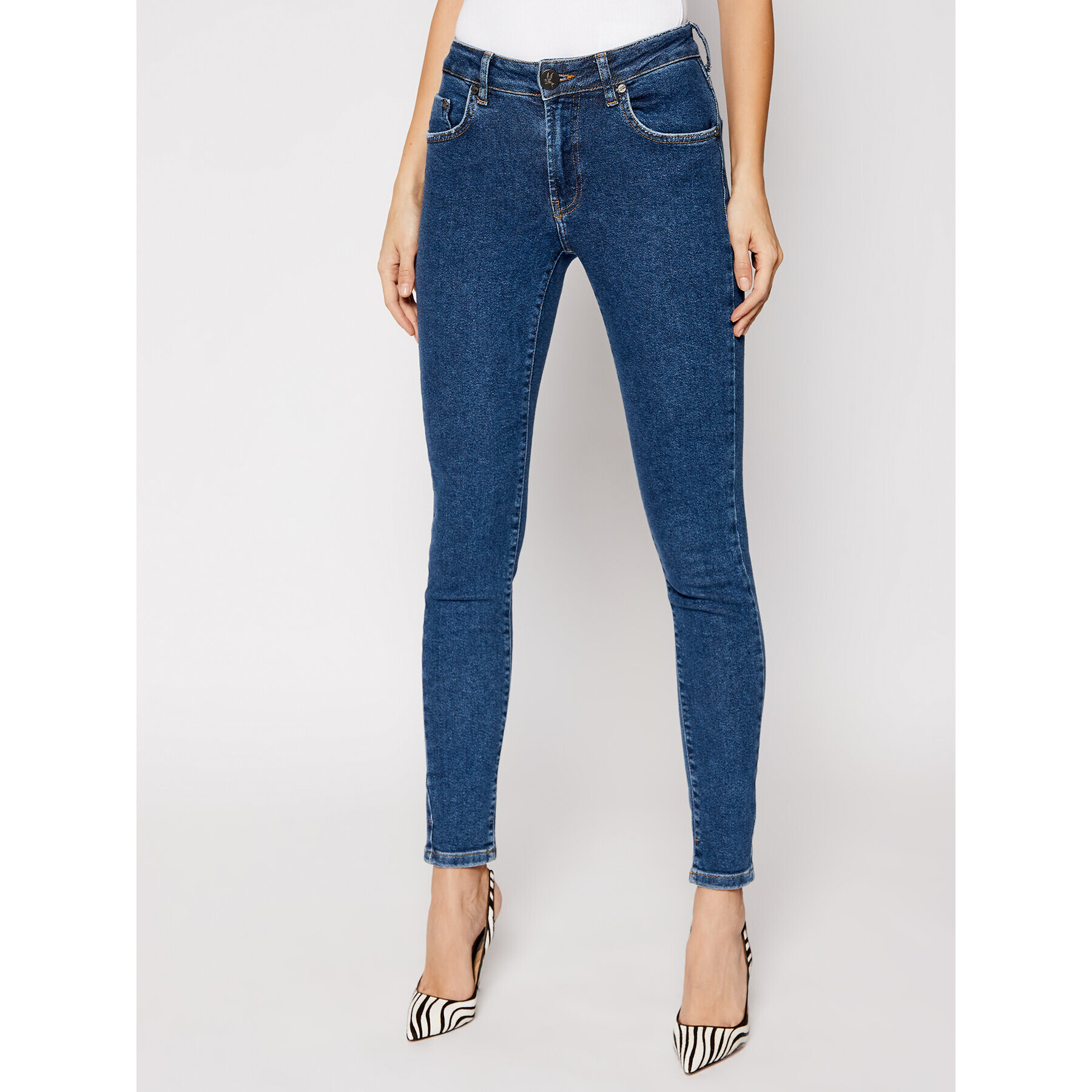 One Teaspoon Jeansy Freebirds 11 Hw 23667 Tmavomodrá Skinny Fit - Pepit.cz