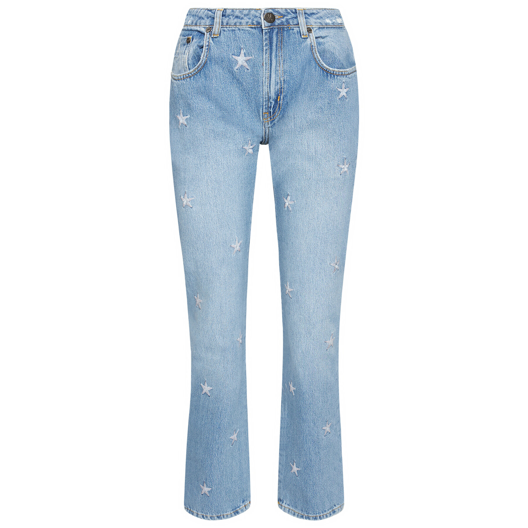 One Teaspoon Jeansy Pac Star Awe Bag 23631 Modrá Straight Leg - Pepit.cz