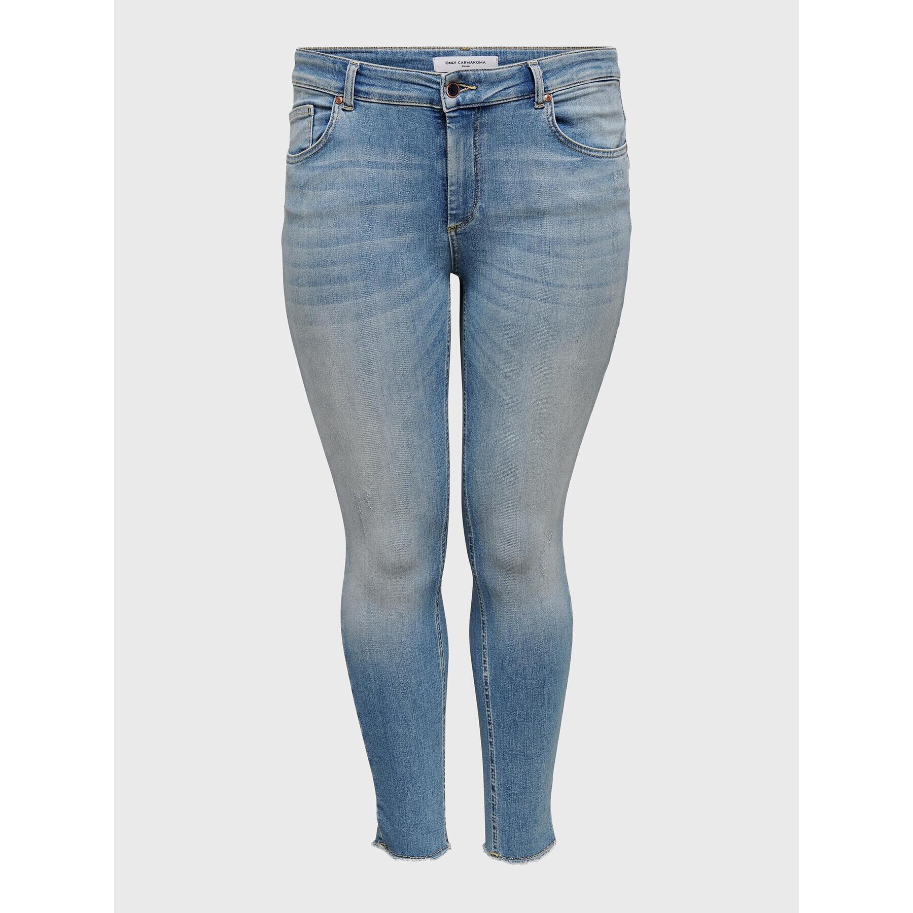 ONLY Carmakoma Jeansy 15198408 Modrá Skinny Fit - Pepit.cz