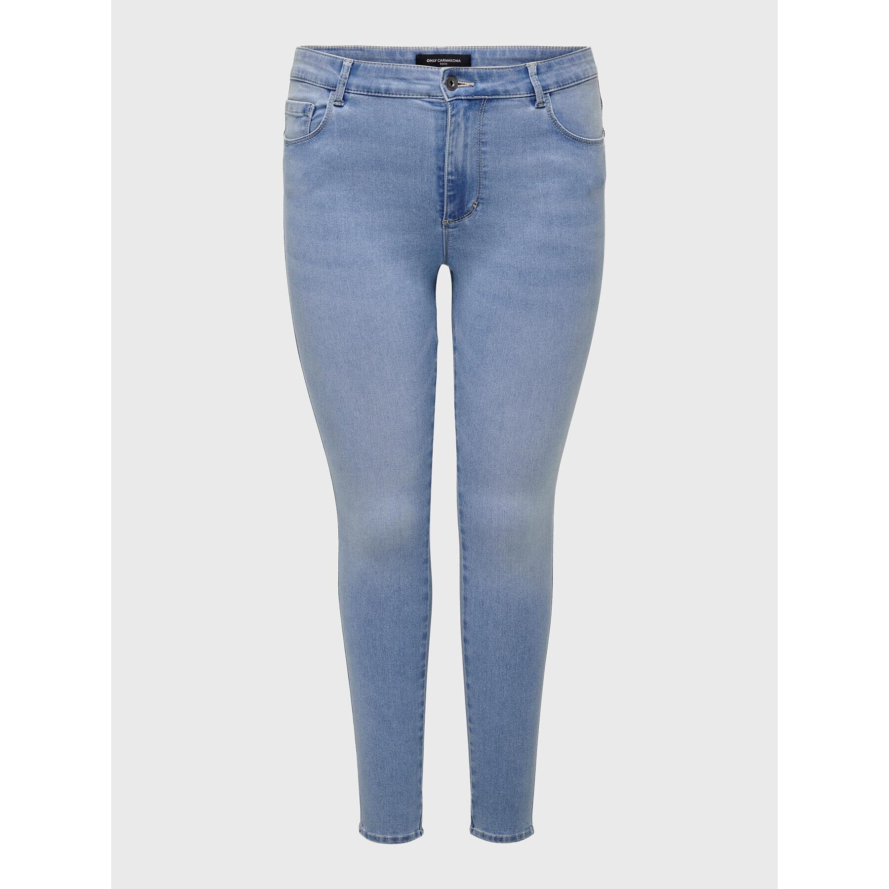 ONLY Carmakoma Jeansy 15199400 Modrá Skinny Fit - Pepit.cz