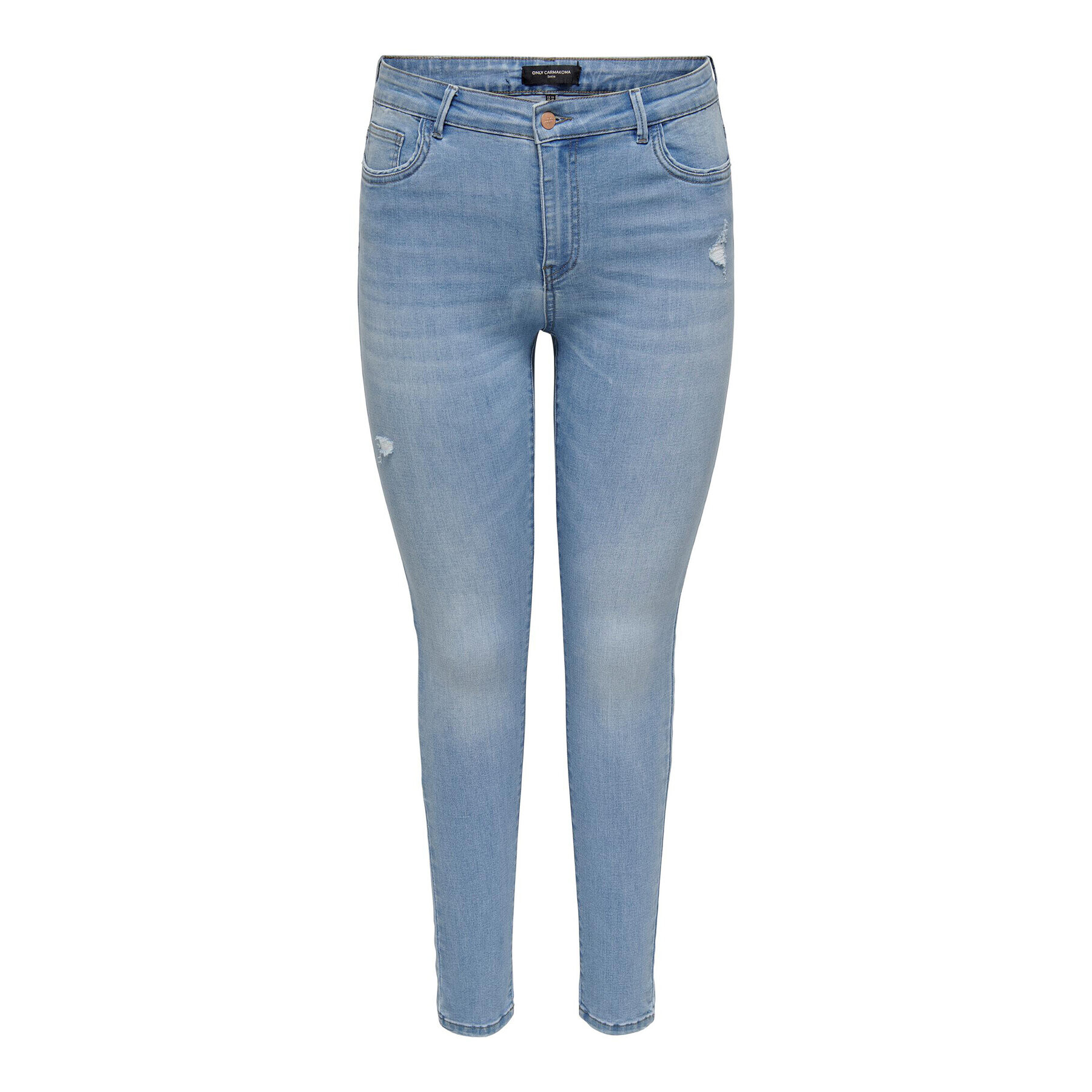 ONLY Carmakoma Jeansy 15263098 Modrá Skinny Fit - Pepit.cz