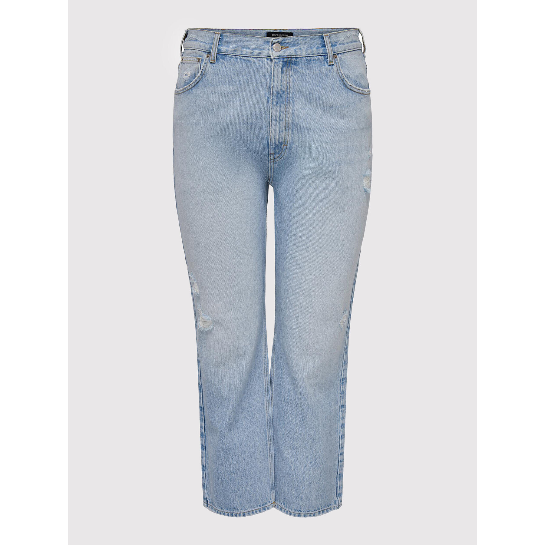 ONLY Carmakoma Jeansy 15267018 Modrá Wide Leg - Pepit.cz