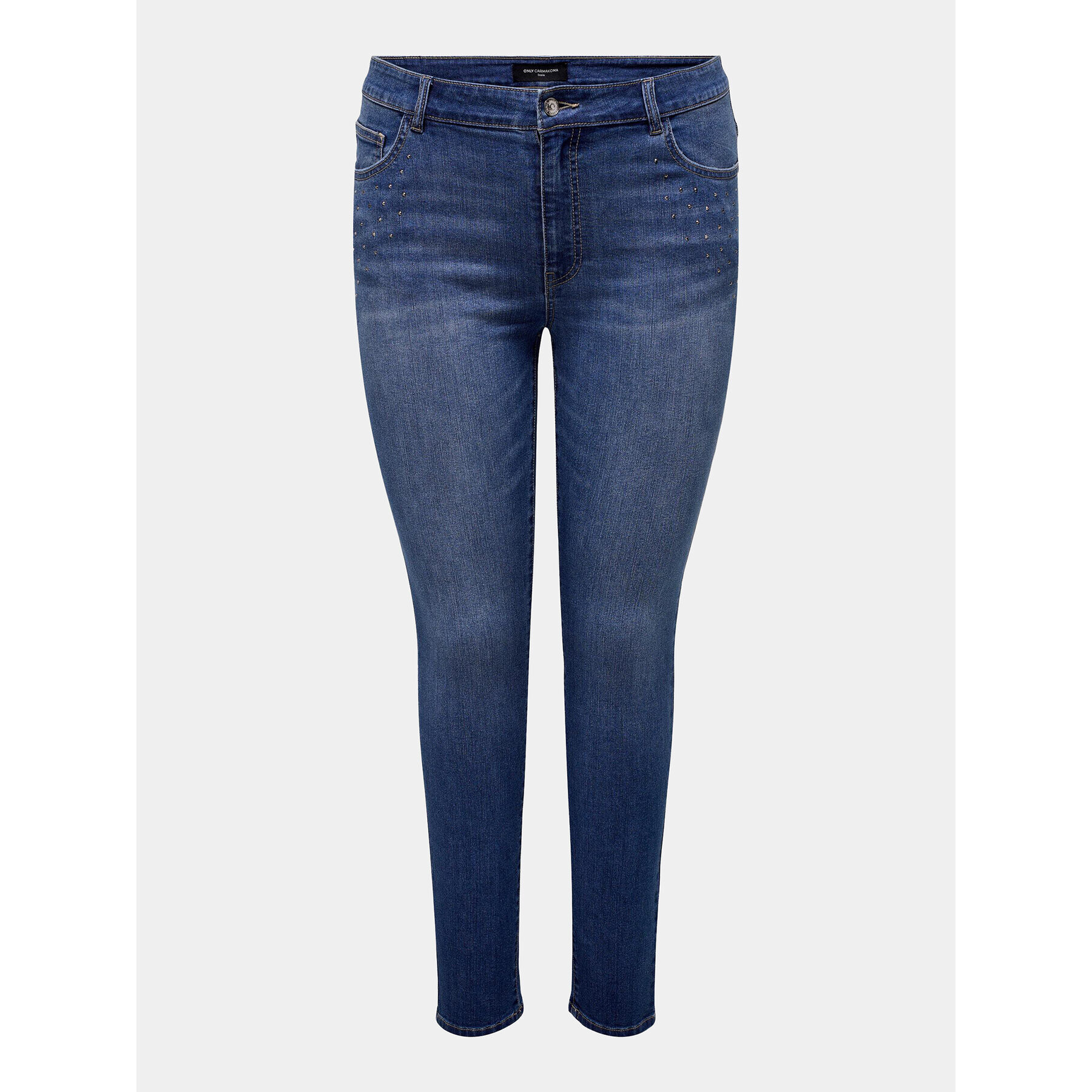 ONLY Carmakoma Jeansy Kate 15309057 Modrá Skinny Fit - Pepit.cz