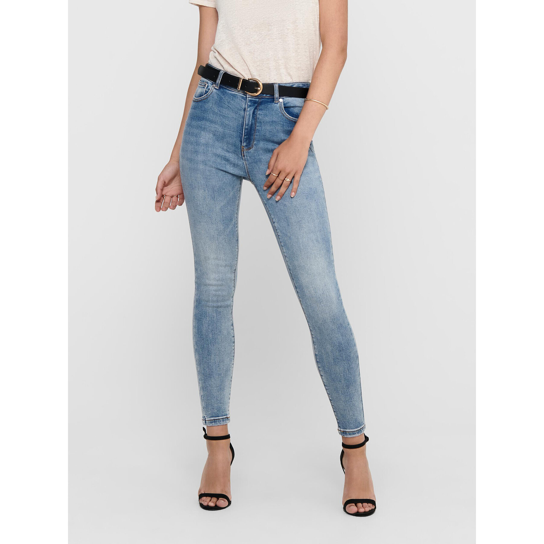 ONLY Jeansy 15173010 Modrá Skinny Fit - Pepit.cz