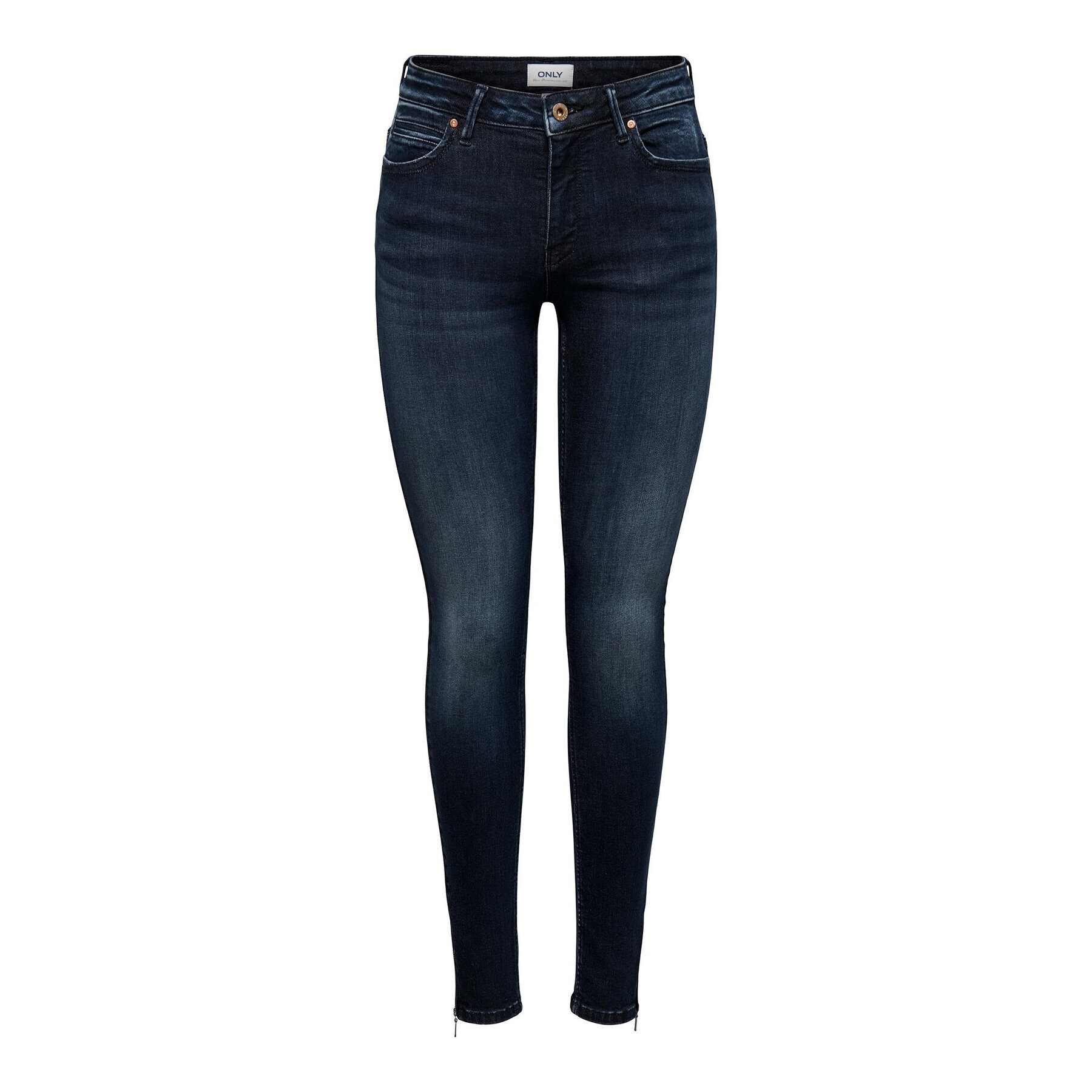 ONLY Jeansy 15209349 Tmavomodrá Skinny Fit - Pepit.cz